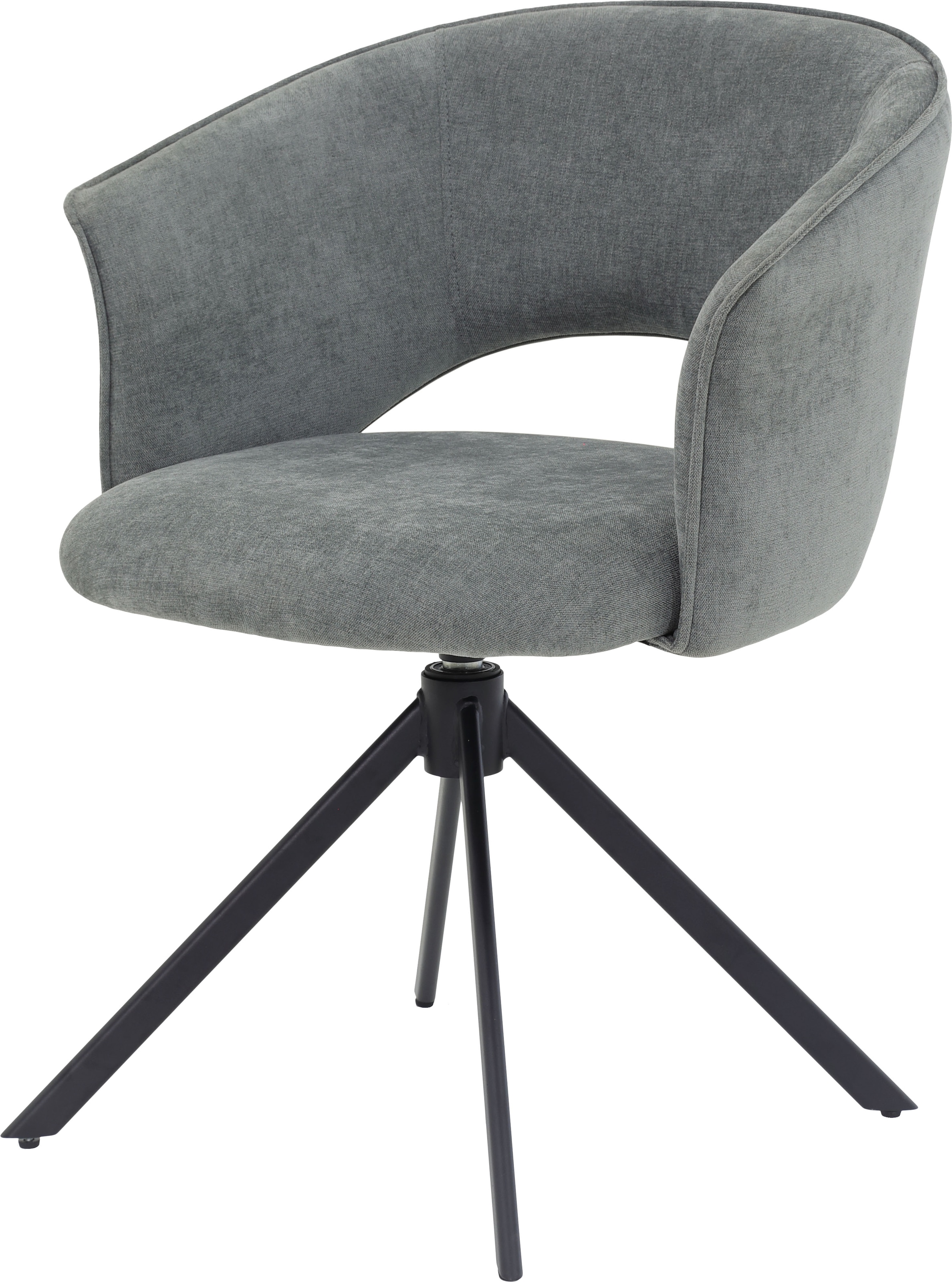 TOM TAILOR HOME Armlehnstuhl »CURVY ARMCHAIR« (Set) 2 Stk.mit Armlehnen, drehbar, Rückholfunktion, Rückenausschnitt