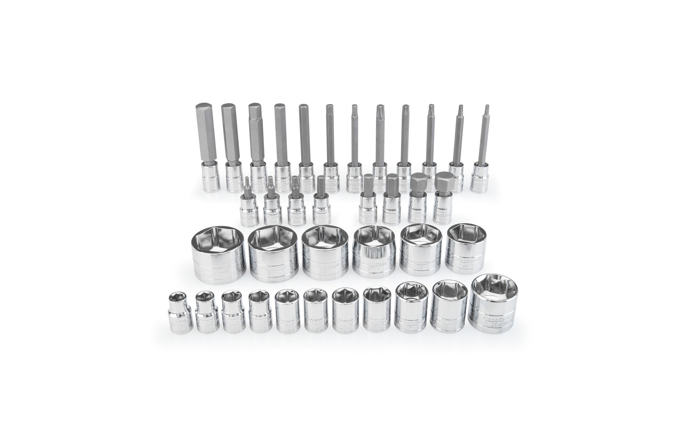 Image of Park Tool Bit-Set "Socket and Bit Set SBS-3" 37 Stk. tlg.