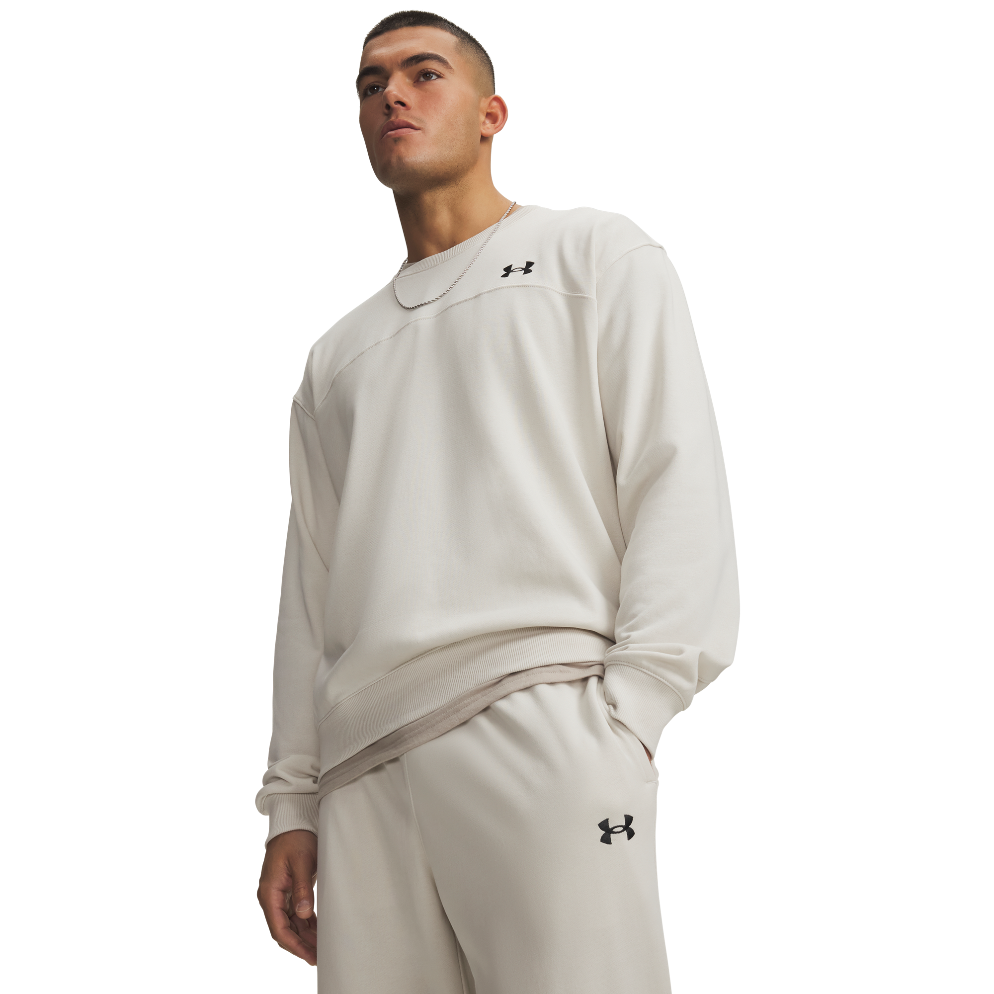 Under Armour® Sweatshirt »UA RIVAL LW CREW«, lockere Oversized-Passform, für Sportmode und aktive Freizeit
