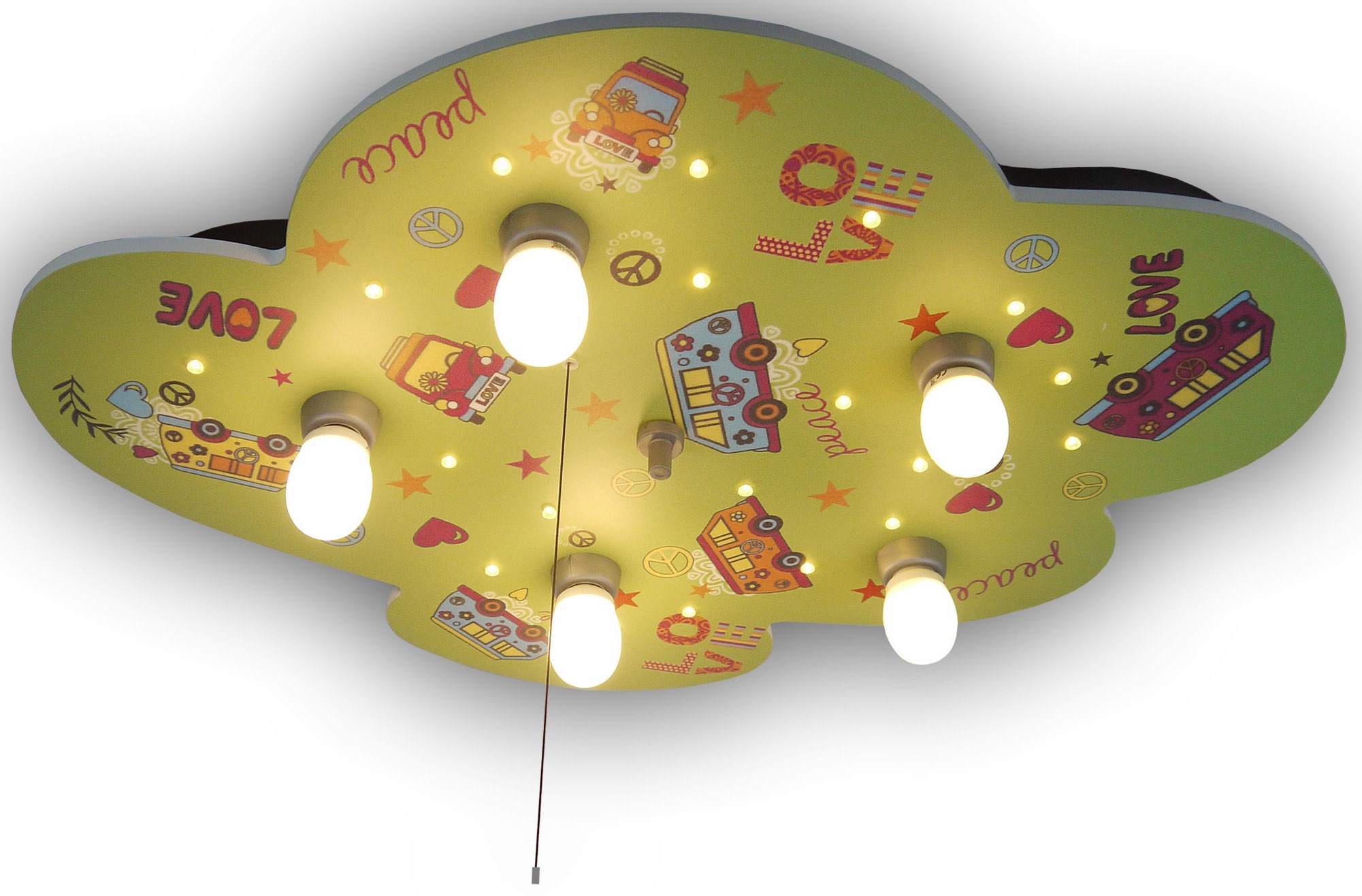 Image of niermann Deckenleuchte »Wolke Love+Peace«, E14, 1 St., Deckenleuchte Wolke Love + Peace bei Ackermann Versand Schweiz