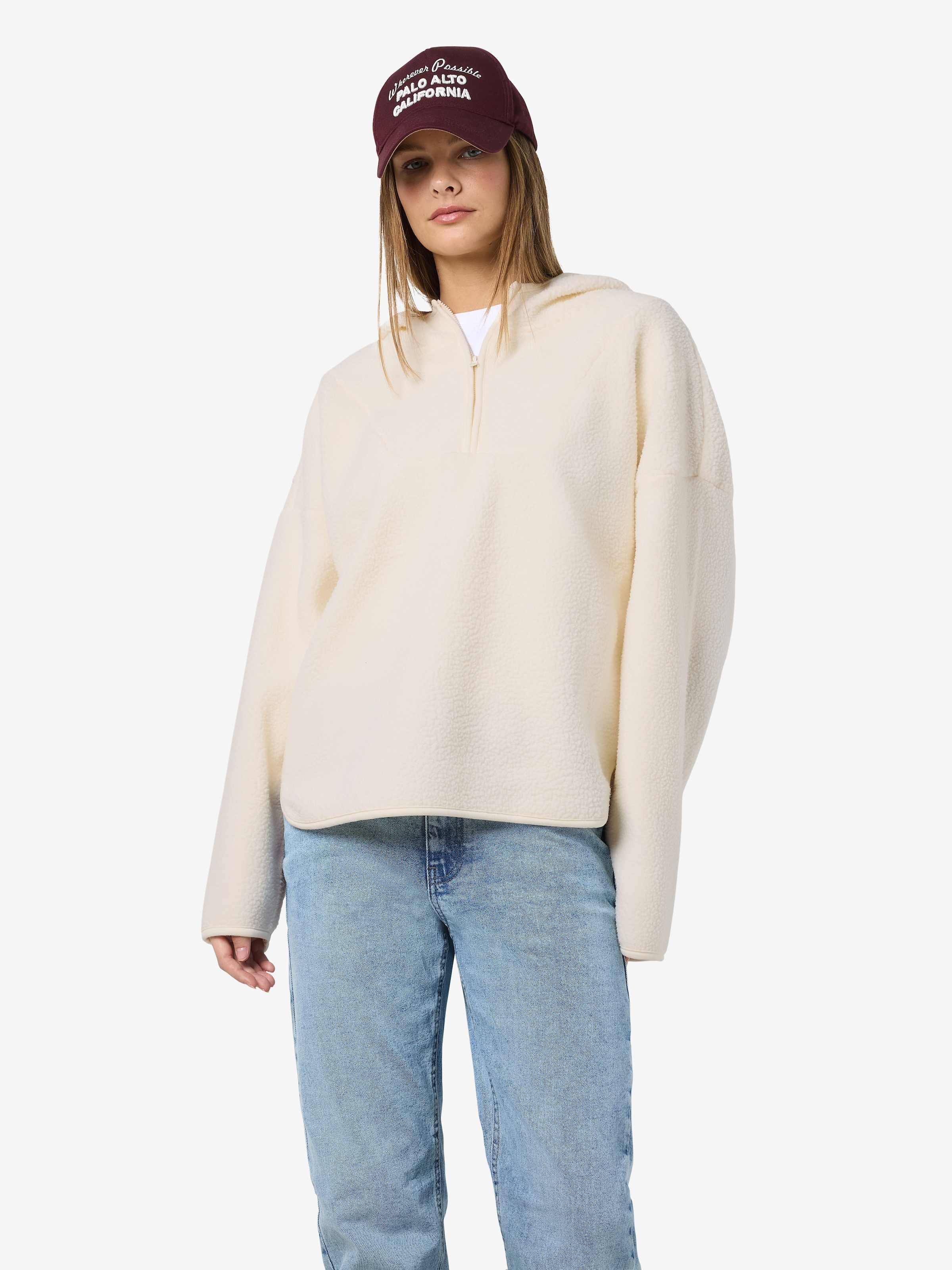 Noisy may Kapuzensweatshirt »NMCOZY L/S HALFWAY ZIP SWEATER JRS NOOS«