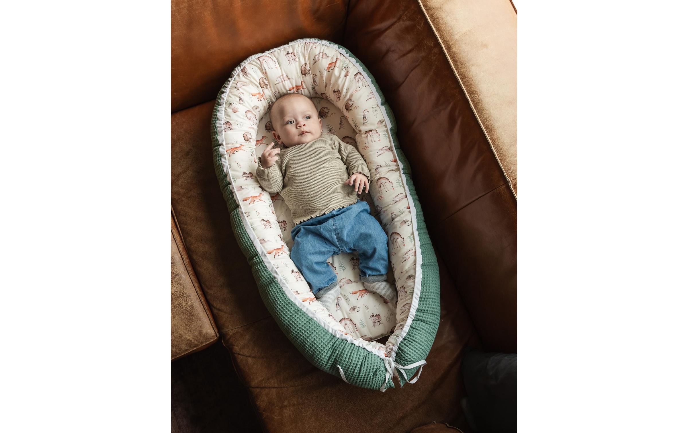 ULLENBOOM ® Bettnestchen »Cocoon Waldfreunde 55 x 95 cm«