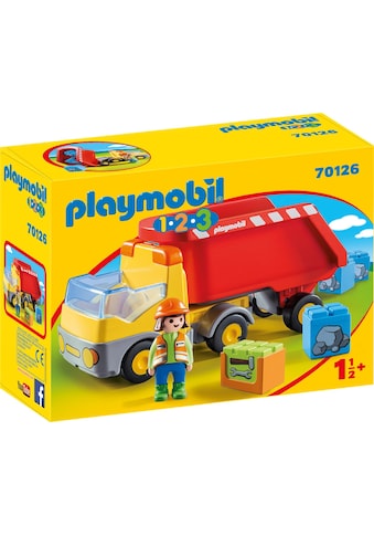 Konstruktions-Spielset »Kipplaster (70126), Playmobil 123«, Made in Europe