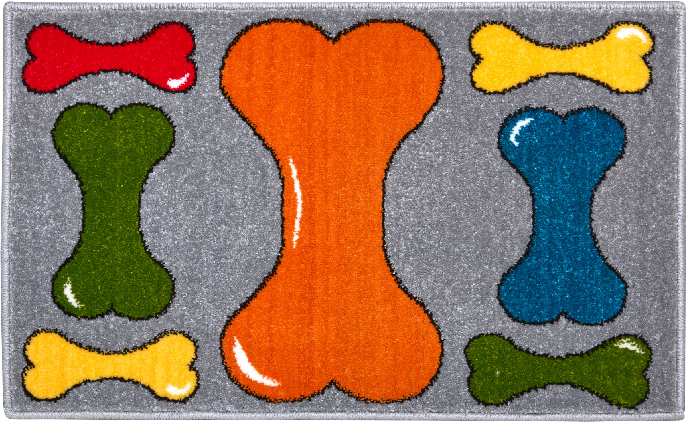 Image of HANSE Home Fussmatte »Bright Bones«, rechteckig, 9 mm Höhe, Weicher Flor, Farbenfrohes Design, Türvorleger, strapazierfähig, pflegeleicht, eingangsbereich bei Ackermann Versand Schweiz