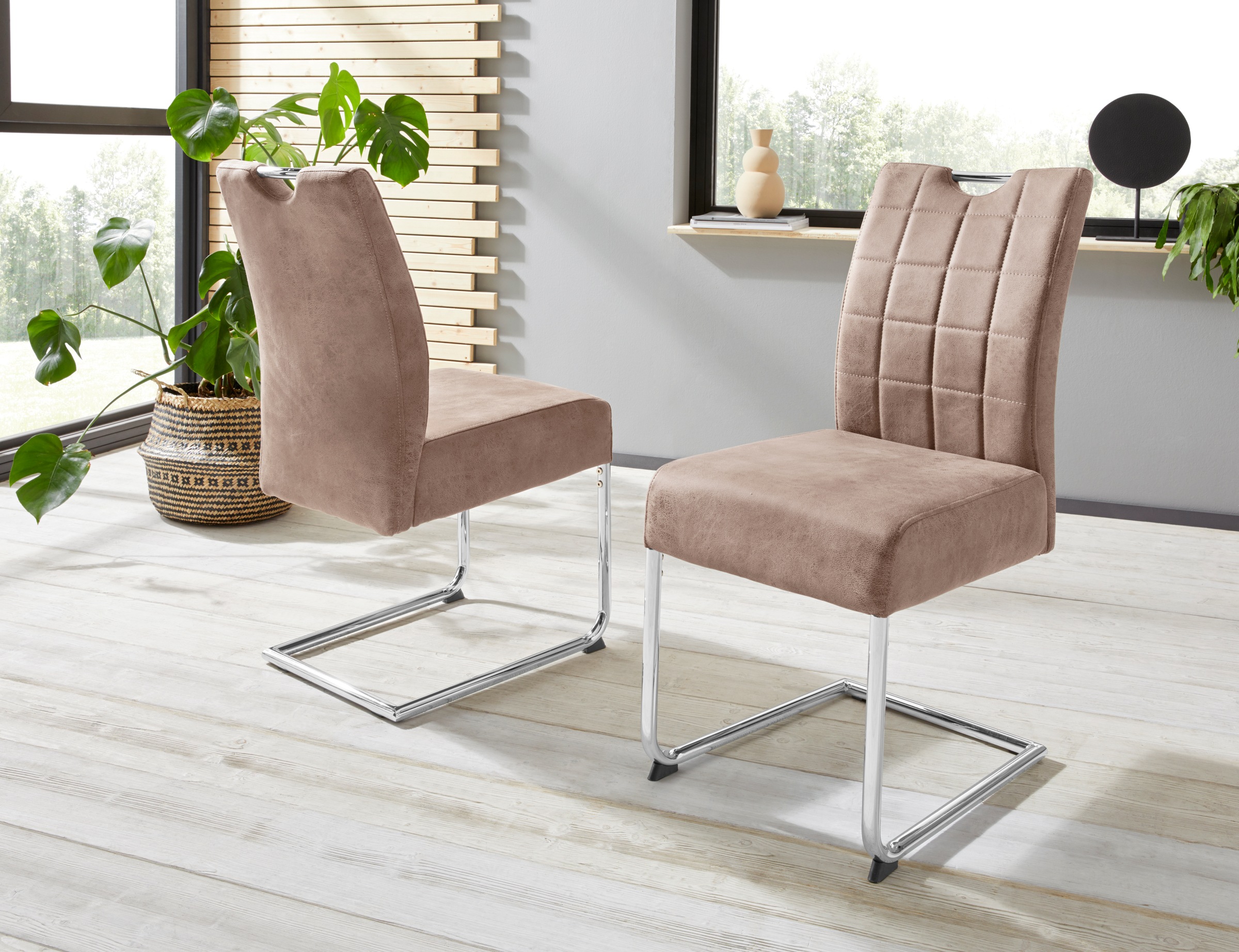 Image of HELA Esszimmerstuhl »Denise«, Microfaser, 2 Stück bei Ackermann Versand Schweiz