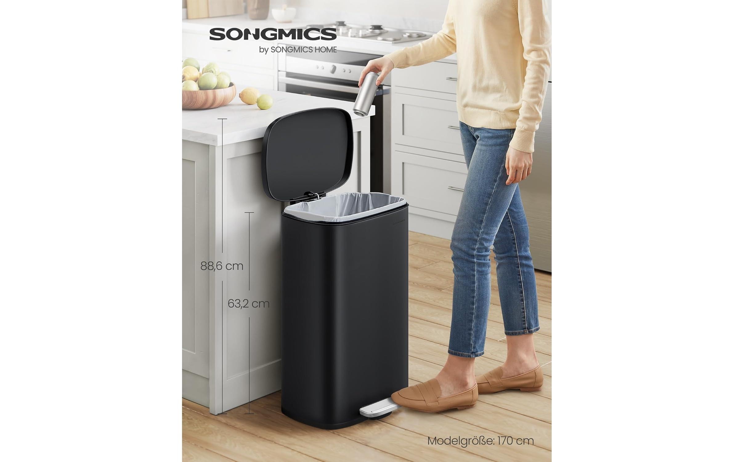 SONGMICS Poubelle »50 l«