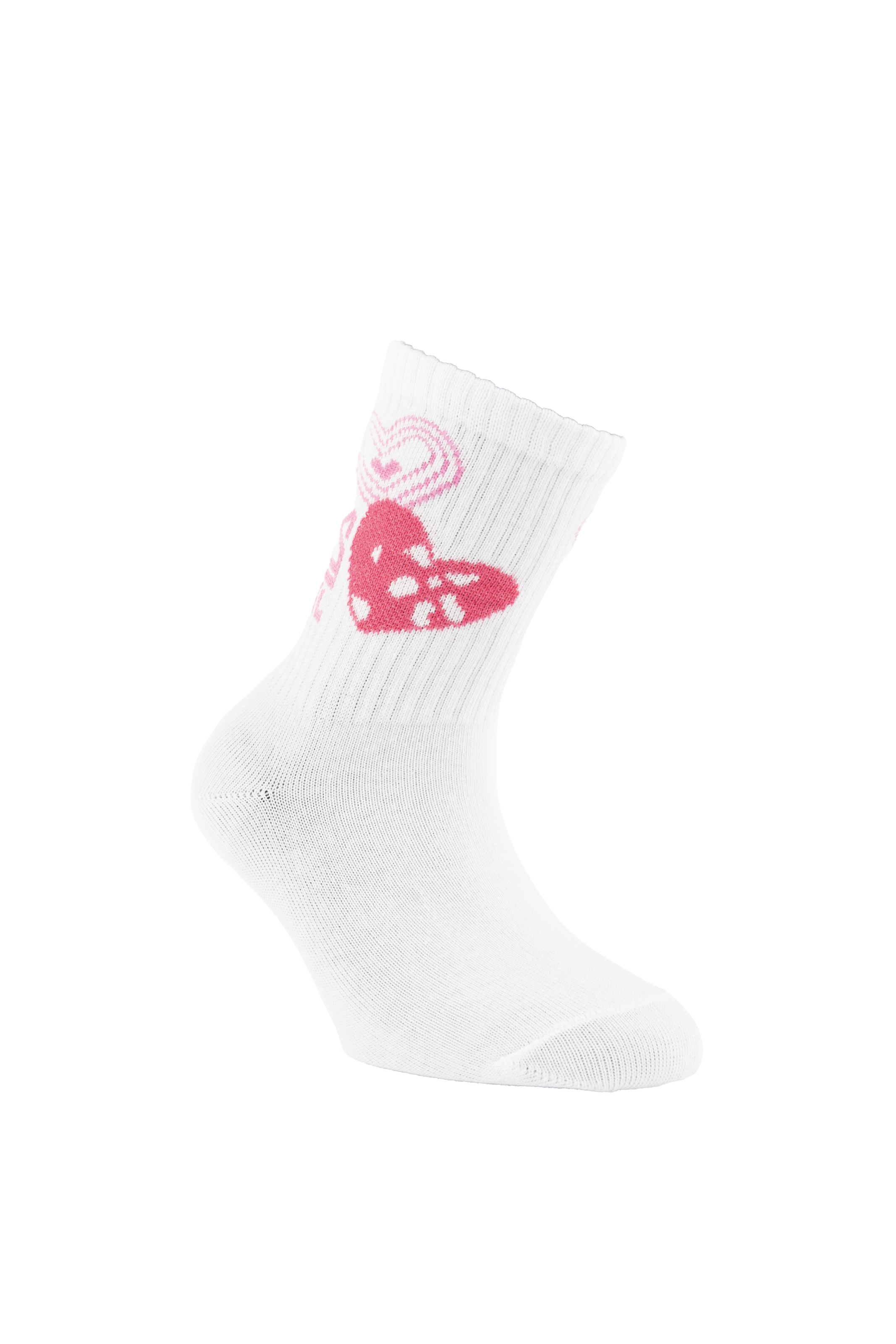 Fila Chaussettes 6 paires,  avec large bord-côte, mélange coton, motif Love