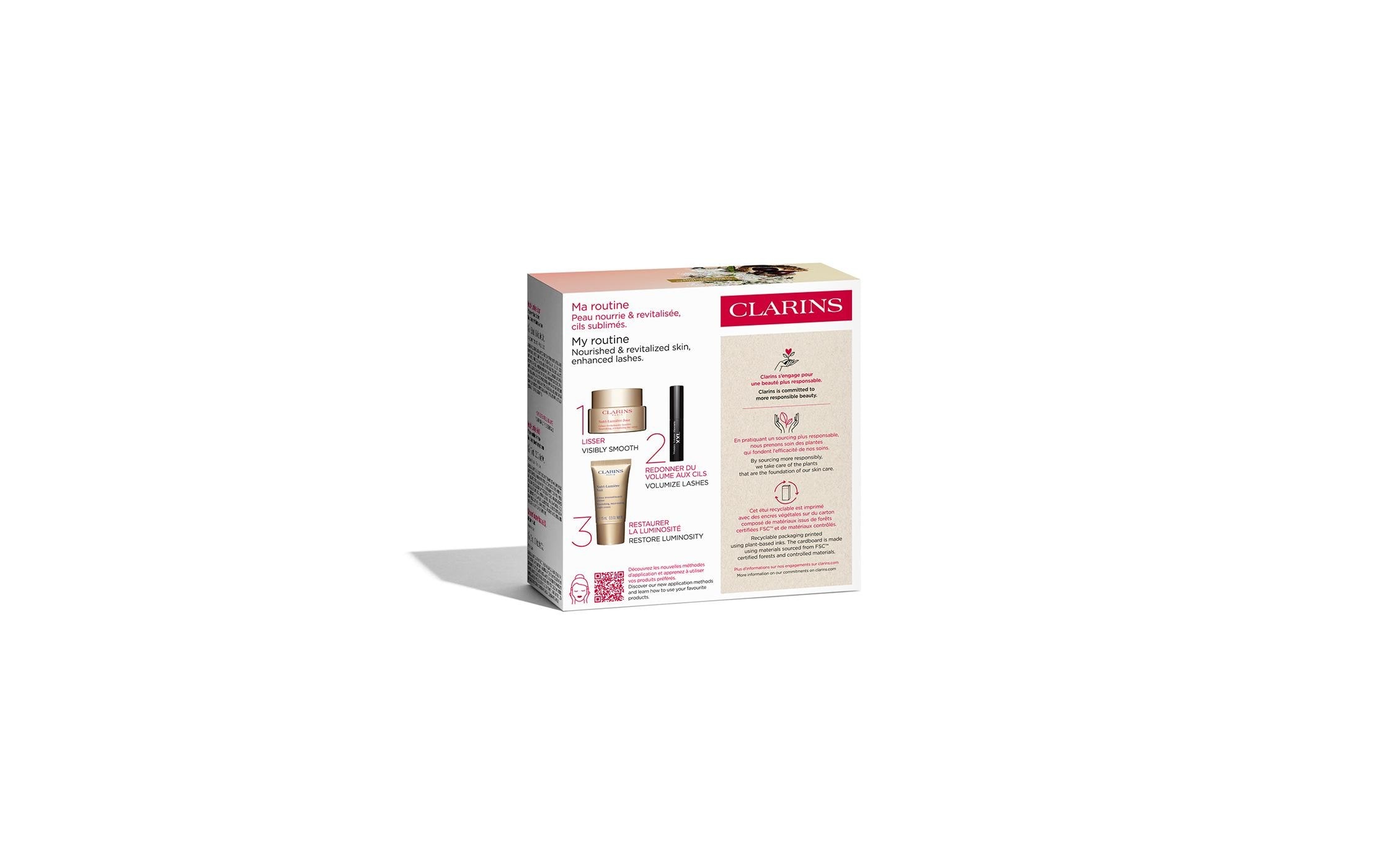 Image of Clarins Anti-Aging-Creme "Nutri-Lumière Geschenkset 50 ml" Nutri-Lumière Anti-Aging-Geschenkset für reife Haut