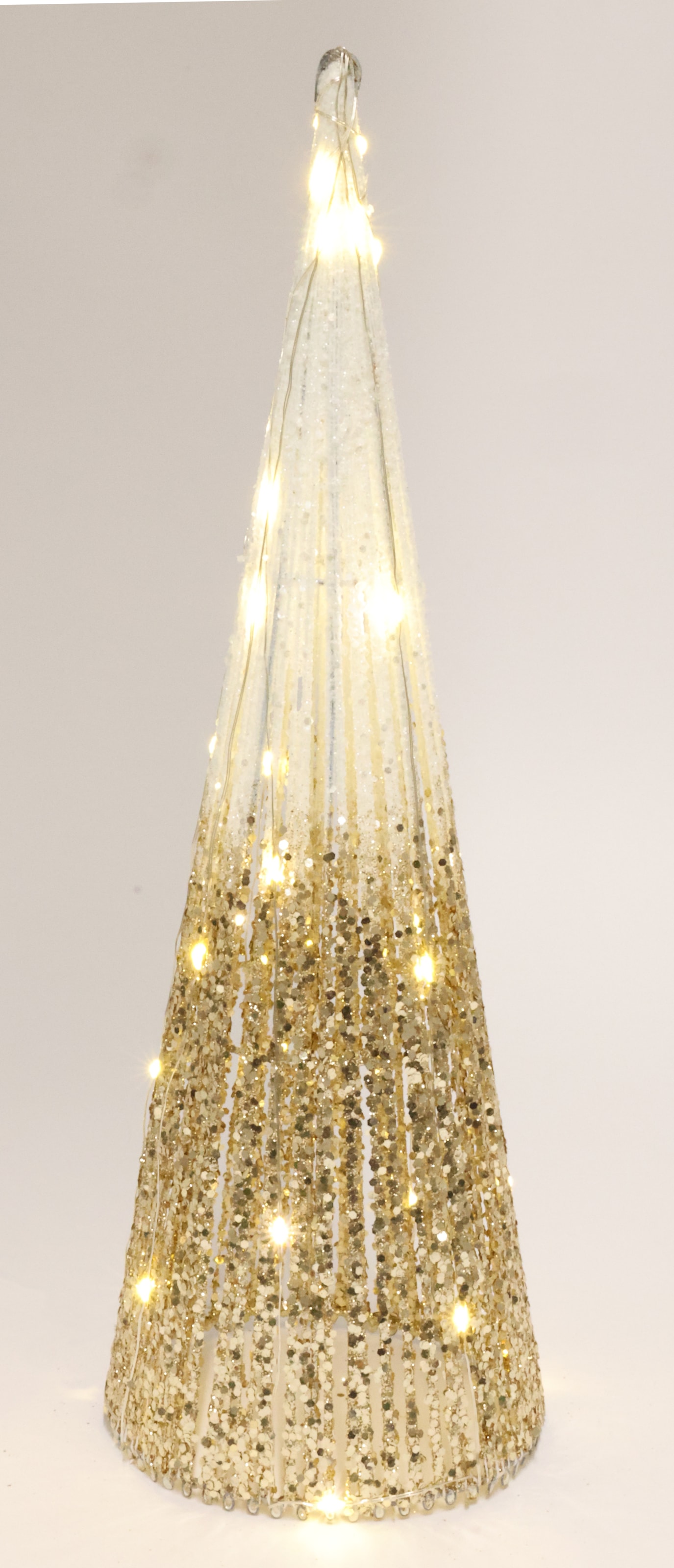 Image of I.GE.A. LED-Dekofigur "Weihnachtspyramide mit LED Licht" Warmweiss, Weihnachtsbaum Tannenbaum Weihnachtsdeko Deko Beleuchtung