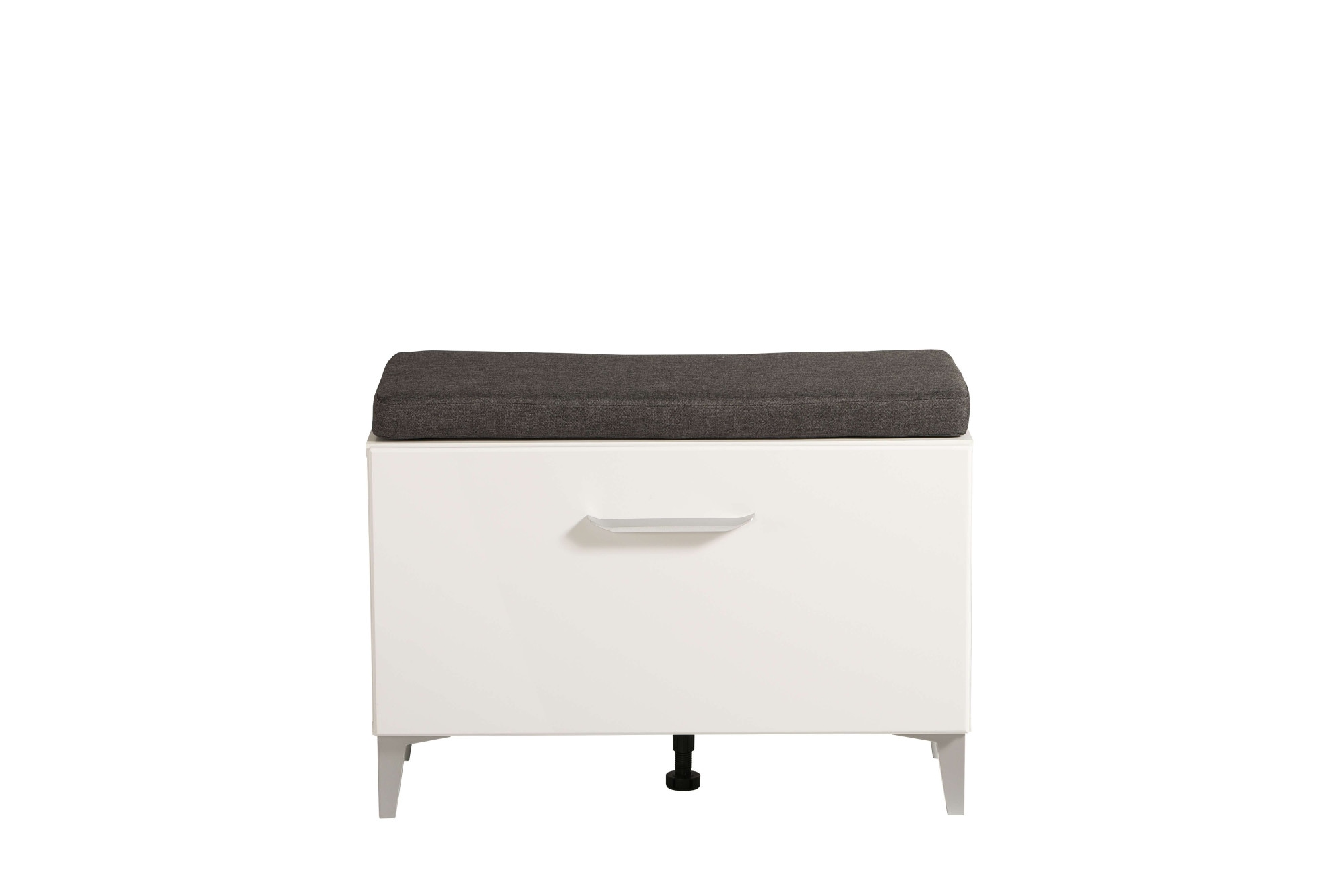 INOSIGN Schuhbank »Como, Schuhschrank, Schuhregal, Schuhtruhe, Breite 75 cm«, mit Sitzkissen und eine Klapptür, in Opaque Weiss