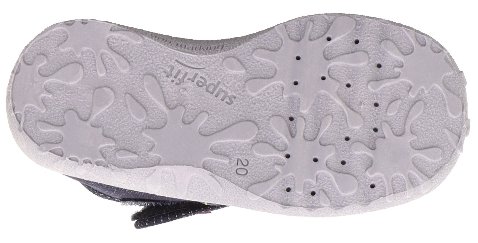 Superfit Hausschuh »SPOTTY WMS: Mittel«, Ballerina, Klettschuh, Kindergarten Schuh mit süssem Motiv