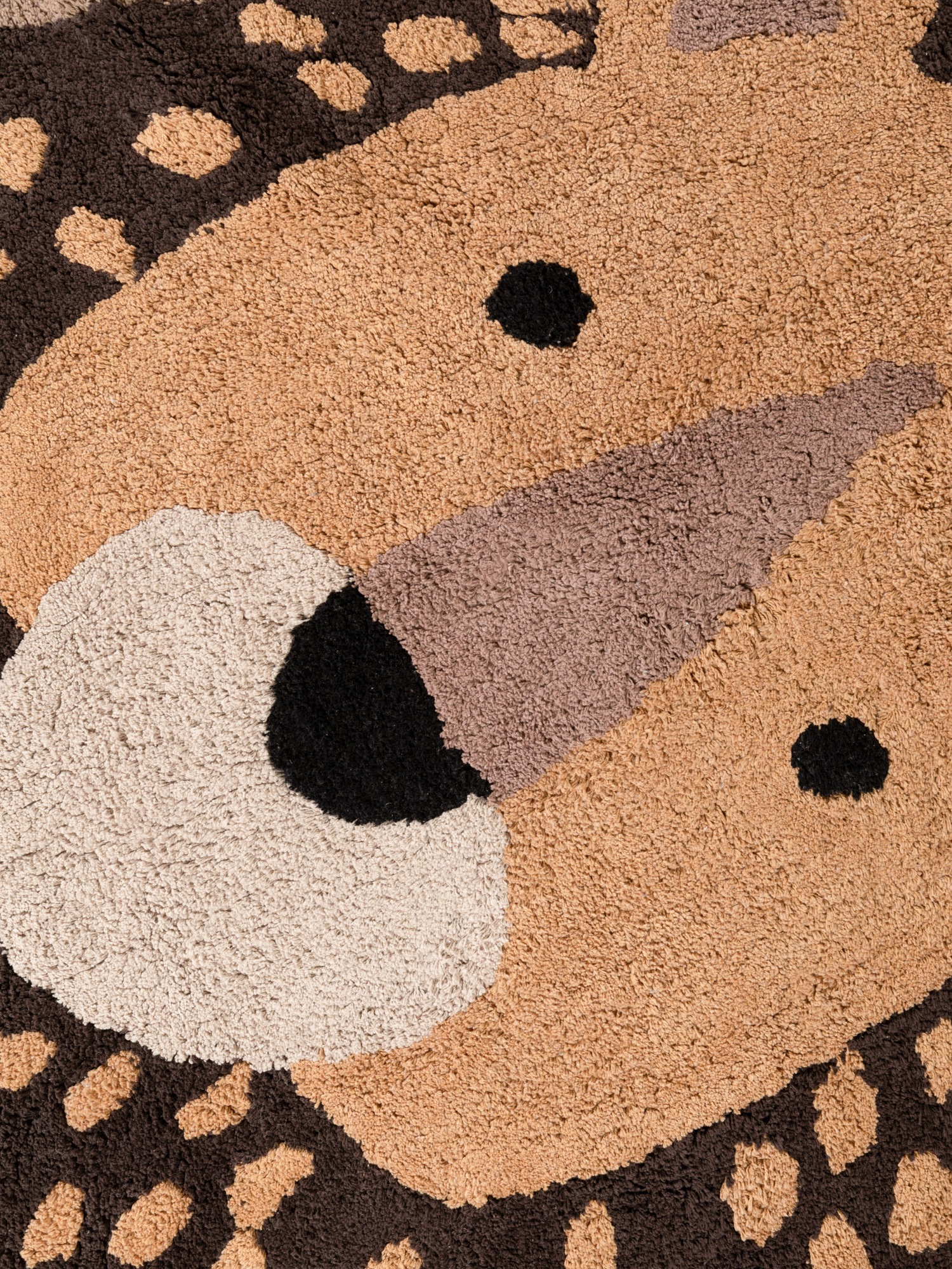 HANSE Home Kinderteppich »Roary« Motivform 10 mm Höhe Waschbar, Handgemacht, Baumwolle, Rutschfest Spielteppich Kinderzimmer