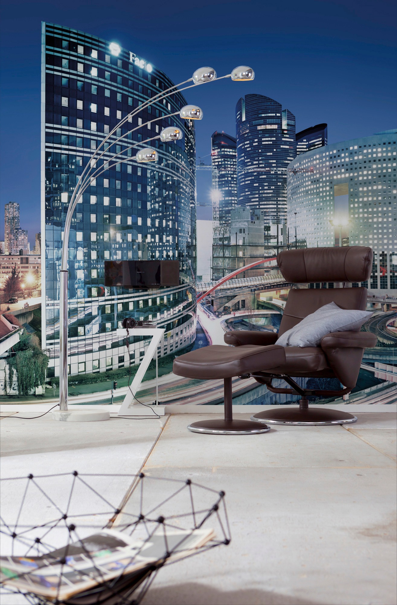 Komar Fototapete "La Defense - Größe 368 x 254 cm" bedruckt glatt Wohnzimmer, Schlafzimmer