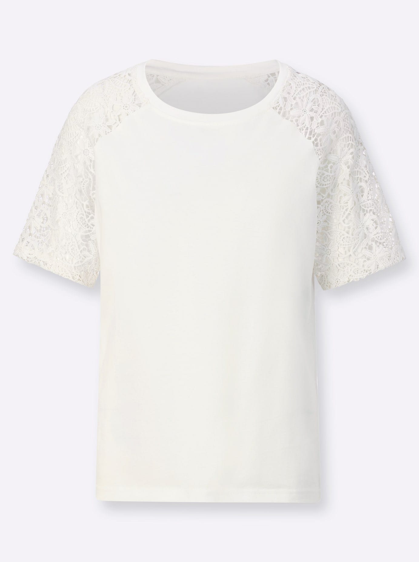 Spitzenshirt »Spitzenshirt«, (1 tlg.)