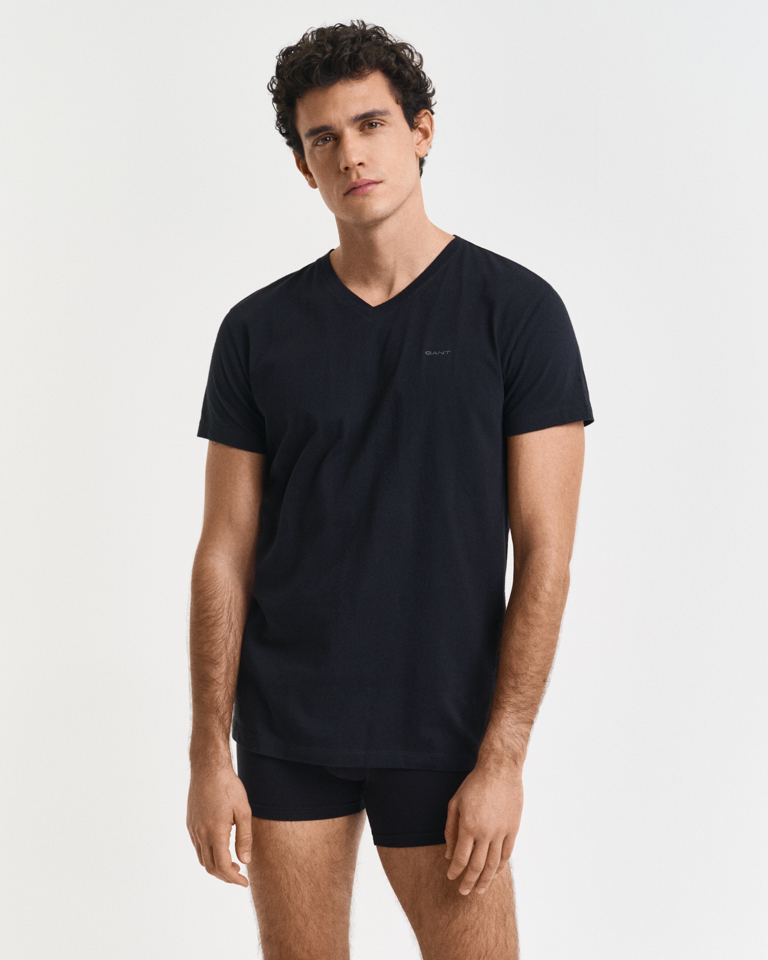 Gant Kurzarmshirt »V-NECK T-SHIRT 2-PACK«, Mit V-Ausschnitt