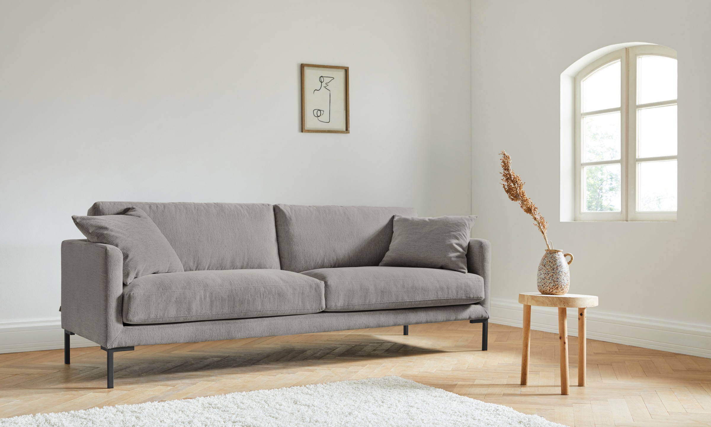 Image of andas 3-Sitzer »Swante«, extra weich und kuschelig, Füllung mit Federn bei Ackermann Versand Schweiz