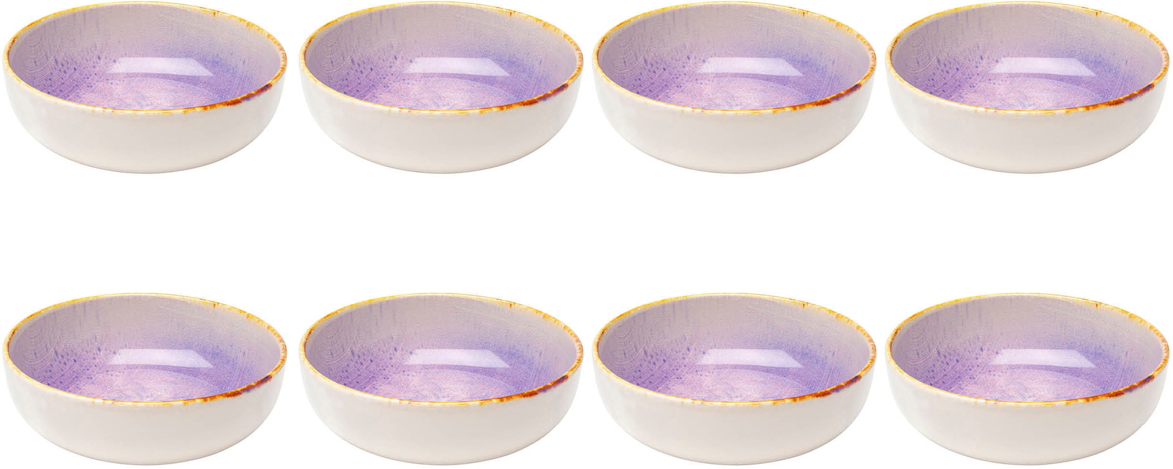 Image of Kare Design Schüssel "Shirley Violett Ø18cm" 8 aus Steingut aus Steingut