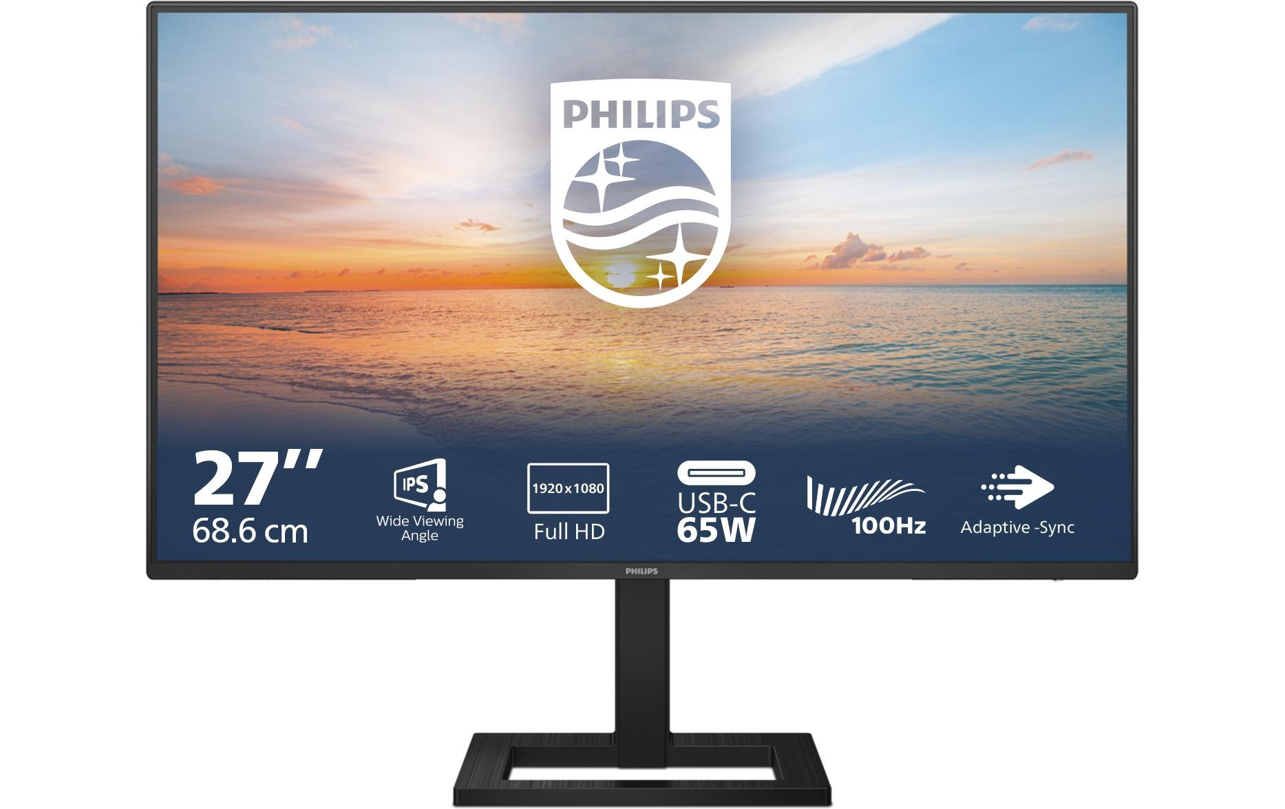 Image of Philips Ergo Monitor "27E1N1300AE/00" 68,31 cm/27 ″ 1920 x 1080 px Full HD 4 Reaktionszeit 100 Hz