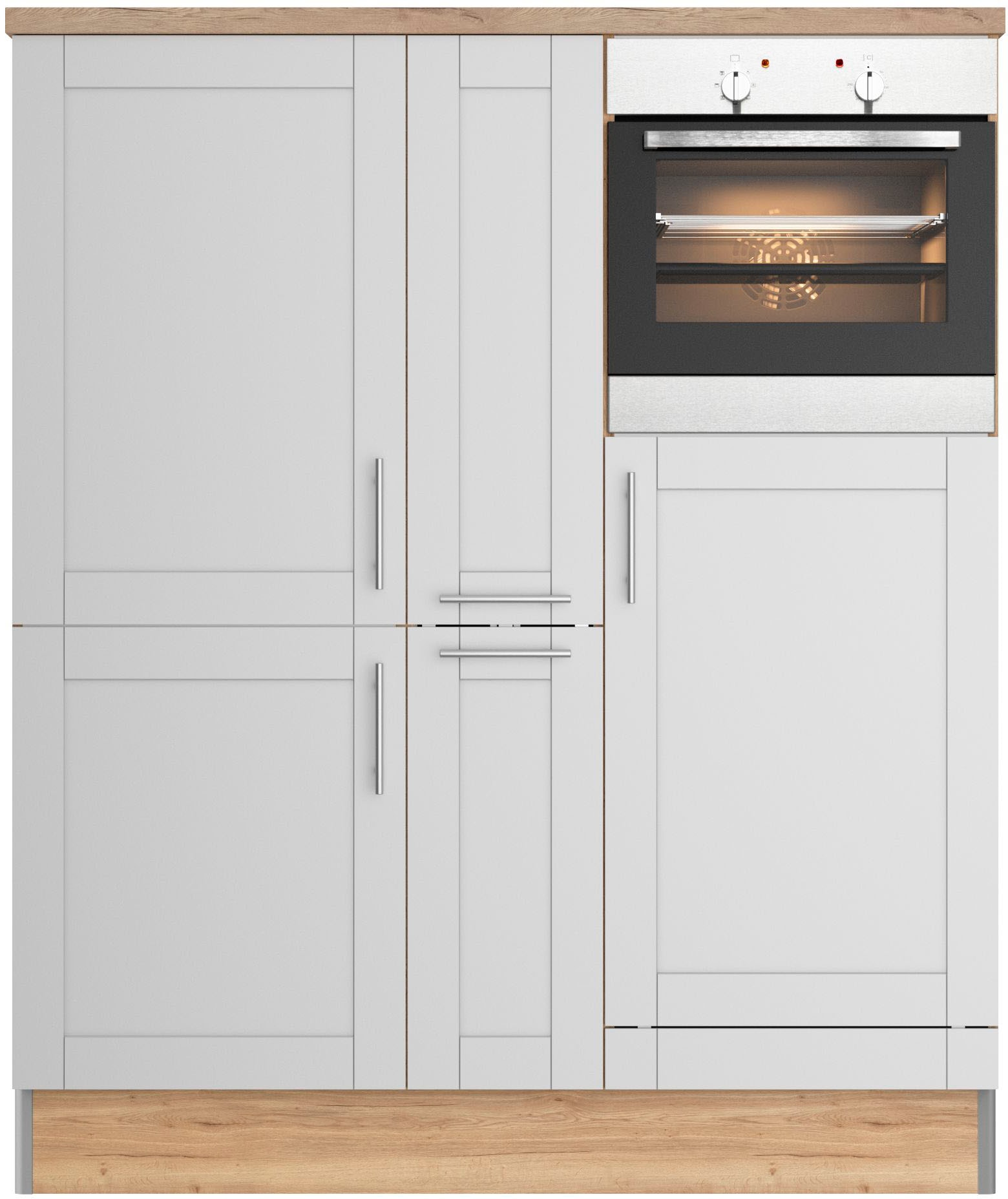 ♕ OPTIFIT Küche »Ahus«, 150 cm breit, ohne E-Geräte, Soft Close Funktion,  MDF Fronten versandkostenfrei auf