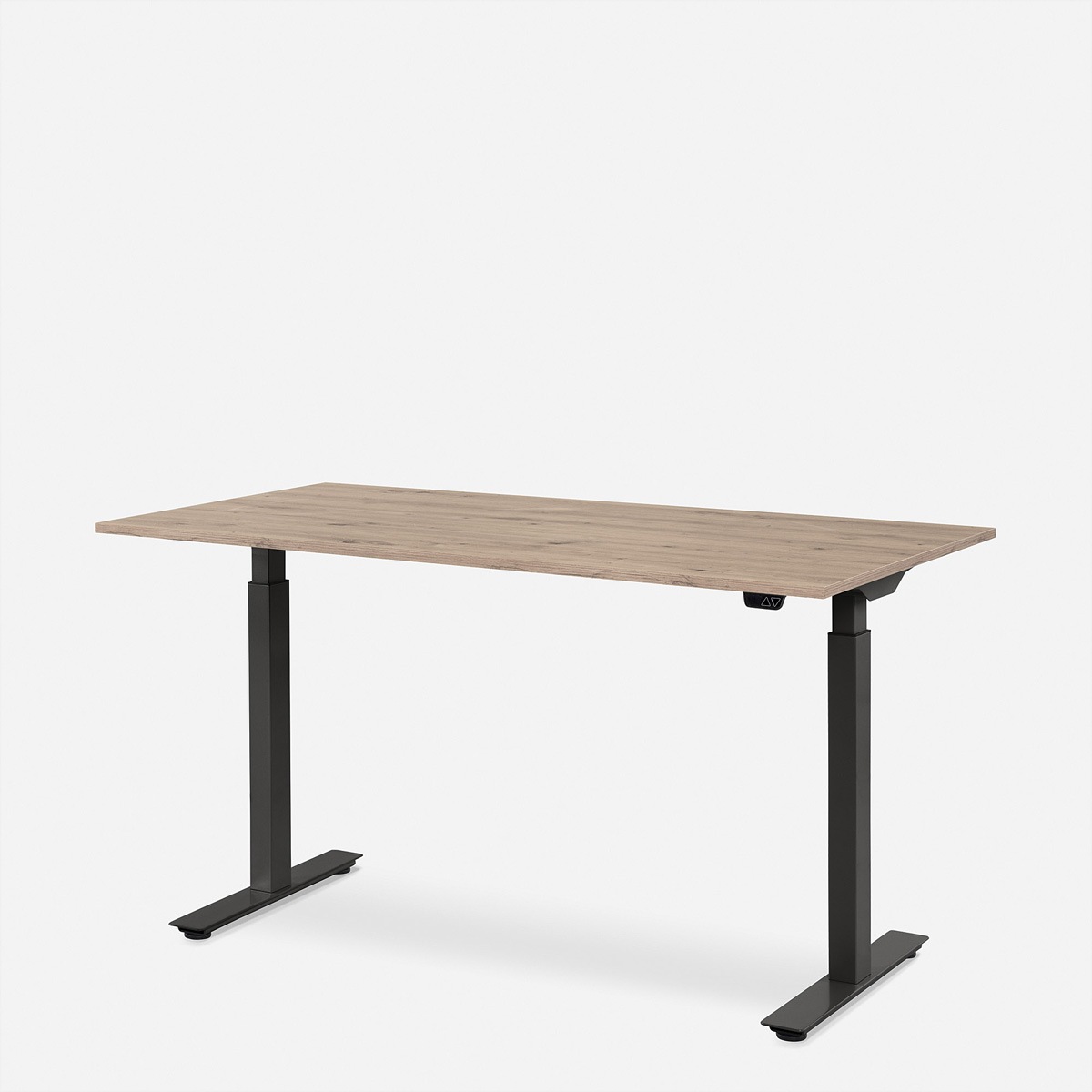 Schreibtische »WRK21 Schreibtisch Smart 120 x 80 cm, Höhenverstellbar, Kendal Eiche / Schwarz«