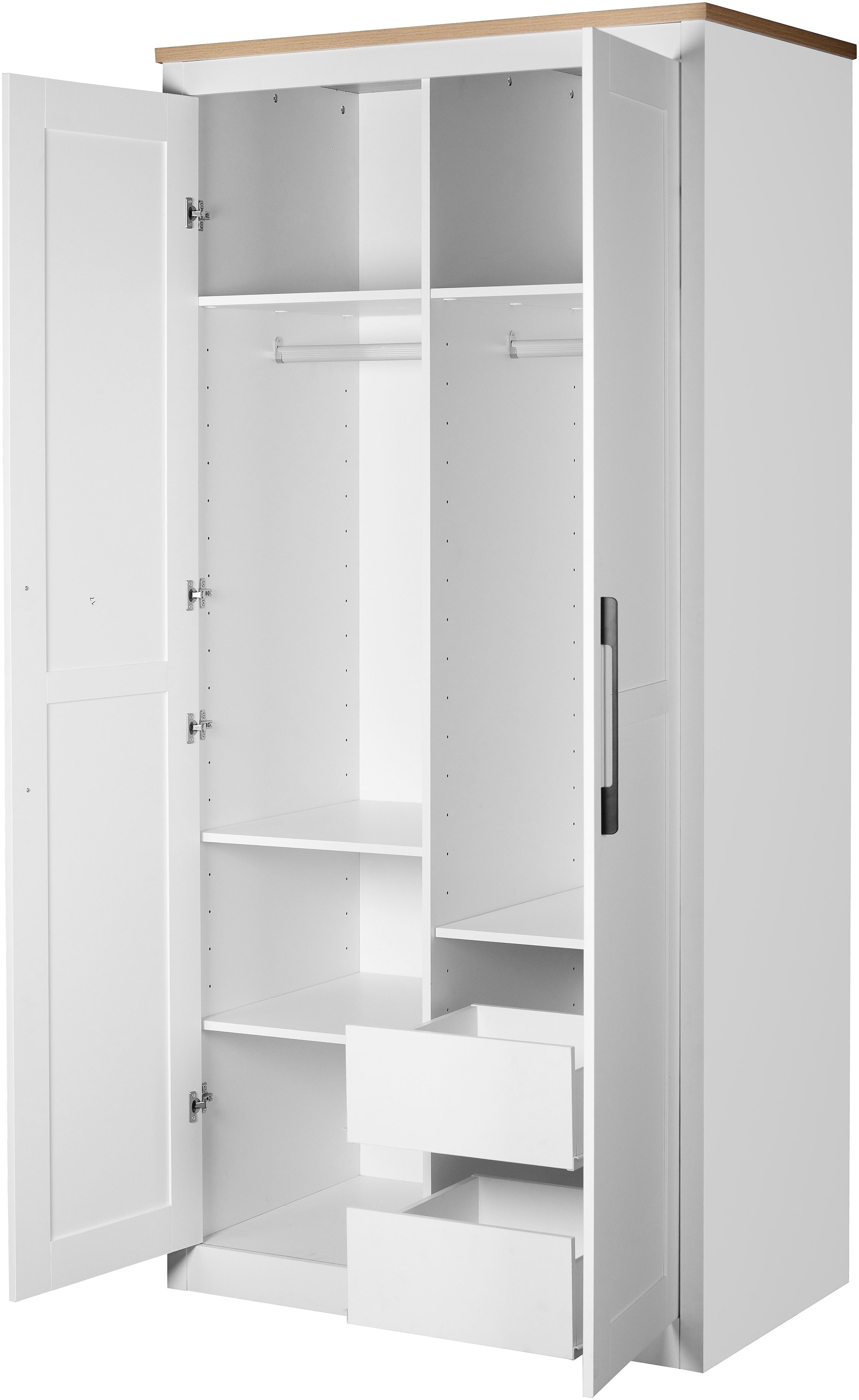 GOODproduct Kleiderschrank »Büsum Schlafzimmer Schrank Otto´s Choice« stabile robuste Bauweise mit optimaler Aufteilung,  Schlafzimmerschrank Landhaus Design Garderobe Schrank Bestseller