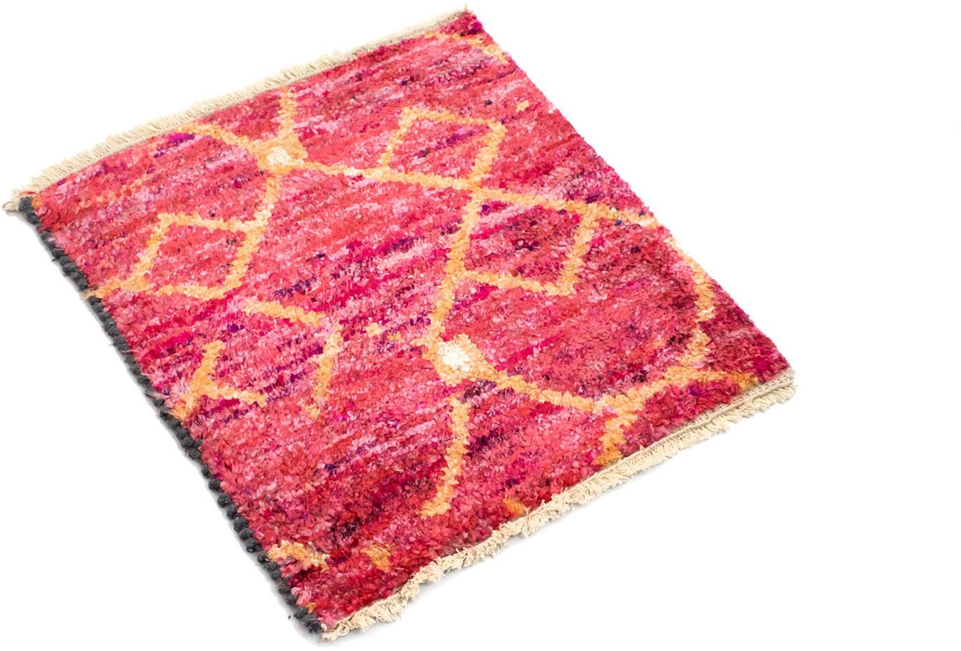 Image of morgenland Teppich »Nepal Teppich handgeknüpft rosa«, quadratisch, 18 mm Höhe, Sehr weicher Flor bei Ackermann Versand Schweiz