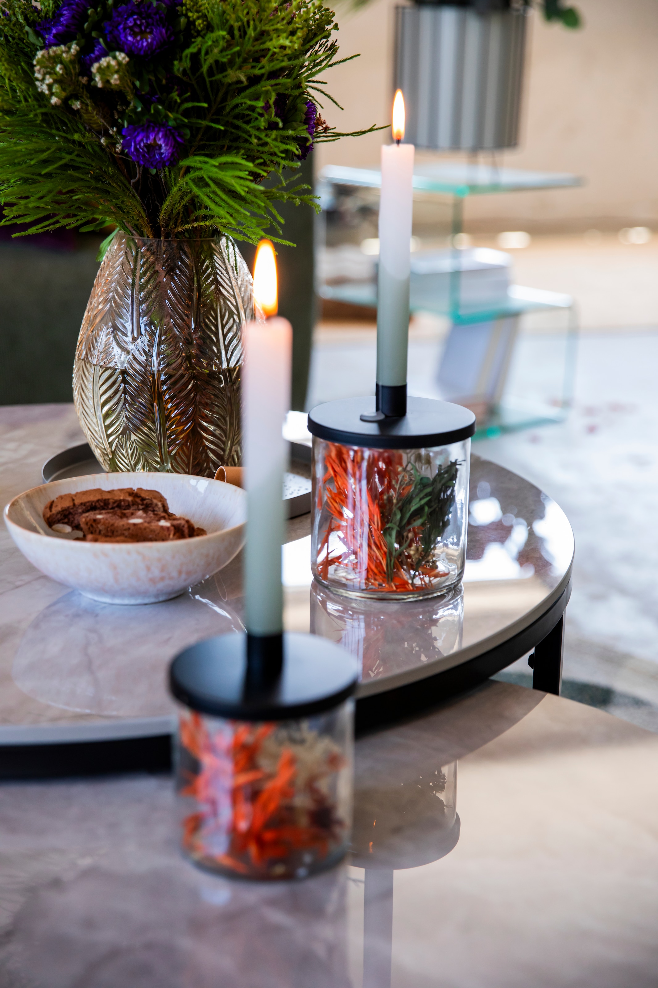 Creativ home Porte-bougies »Kerzenhalter« mit mehreren Funktionen