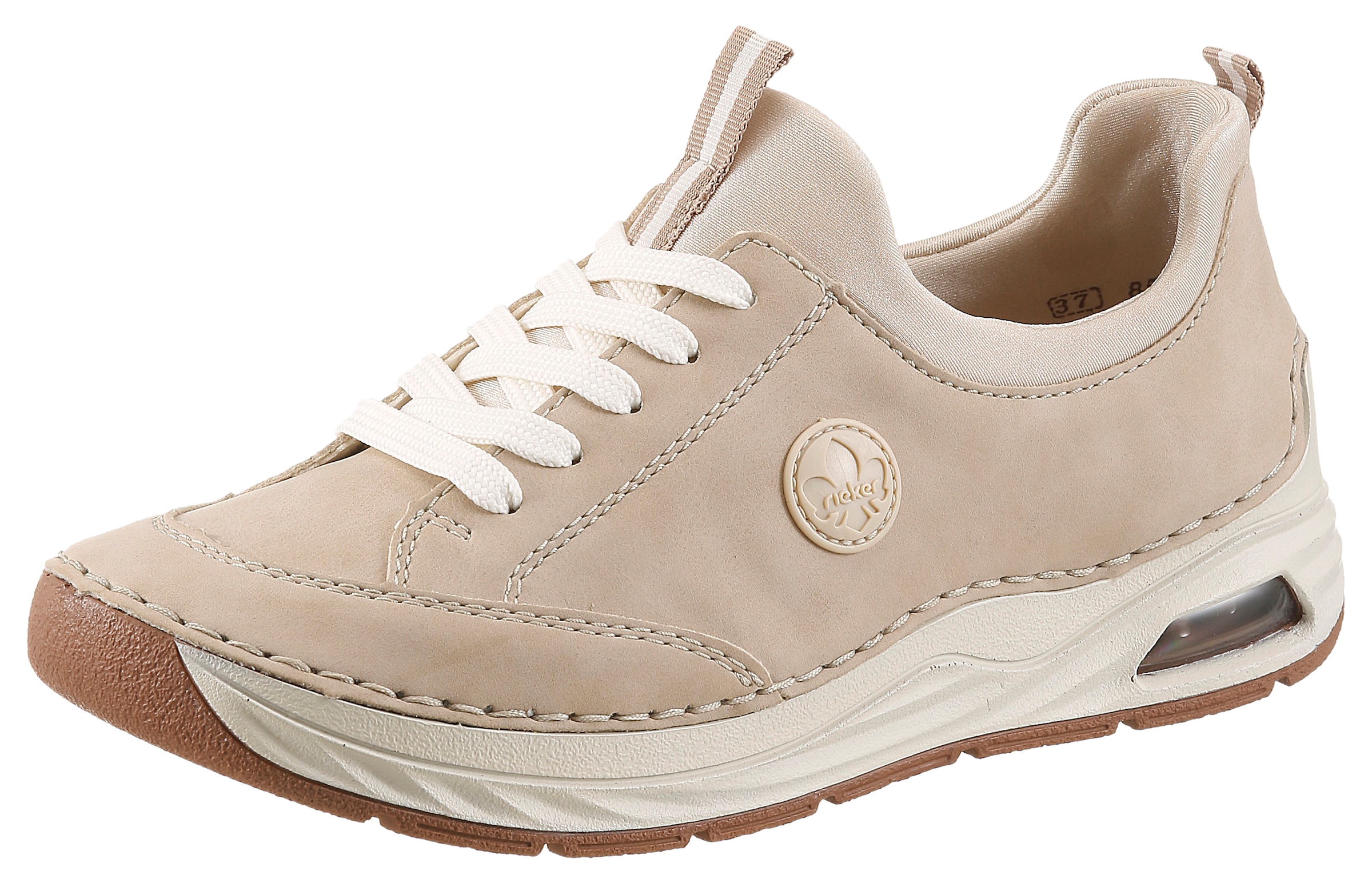 Rieker Slip-On Sneaker  Schlupfschuh, Freizeitsneaker, Halbschuh mit elastischem Einstieg