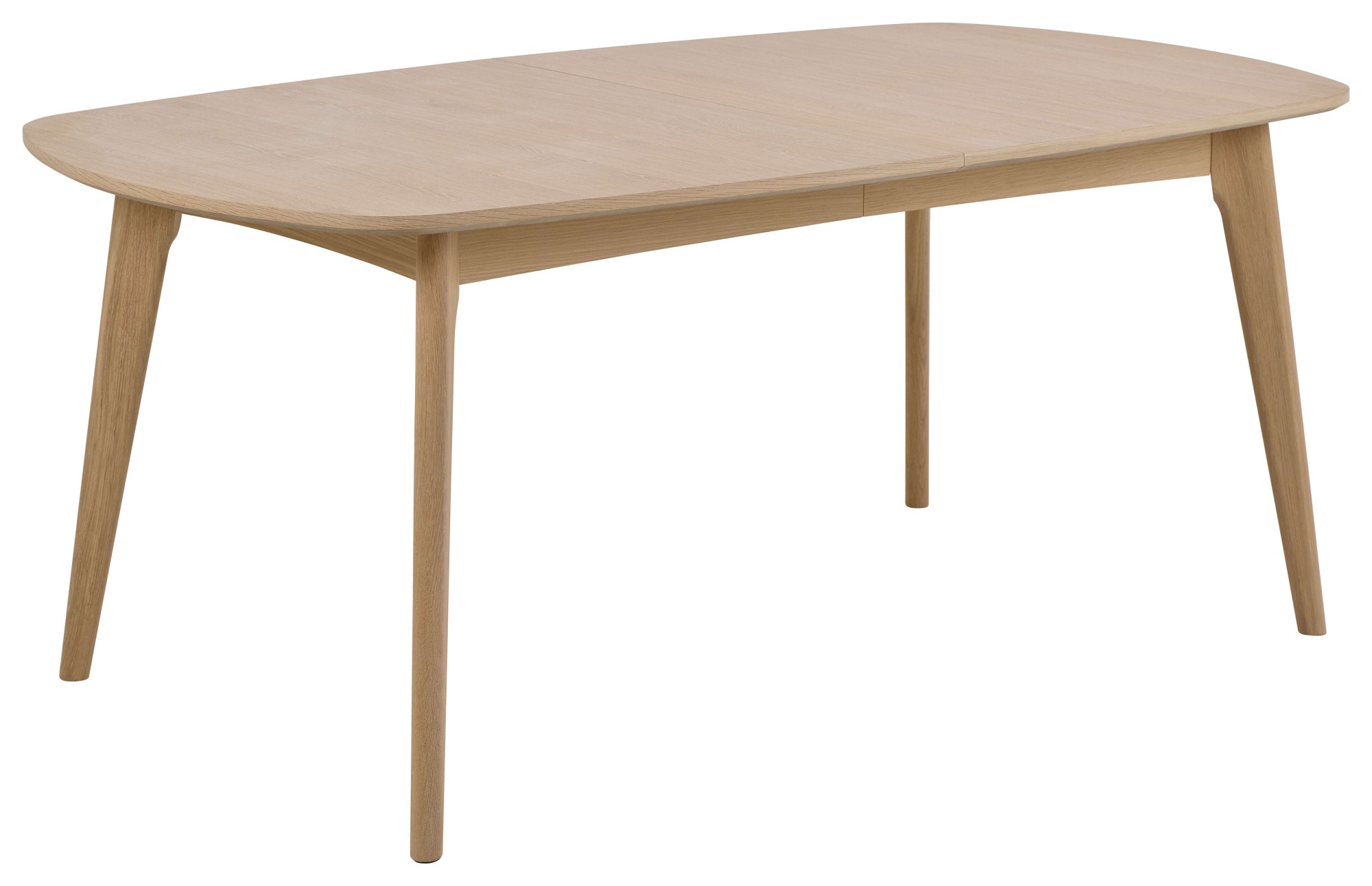 Image of ACTONA GROUP Esstisch "Marte Speisetisch – zeitlos & stilvoll mit Platz für Zusatzplatten" Weiss pigmentiertes Eichenfurnier, pflegeleicht & robust. B: 180 cm