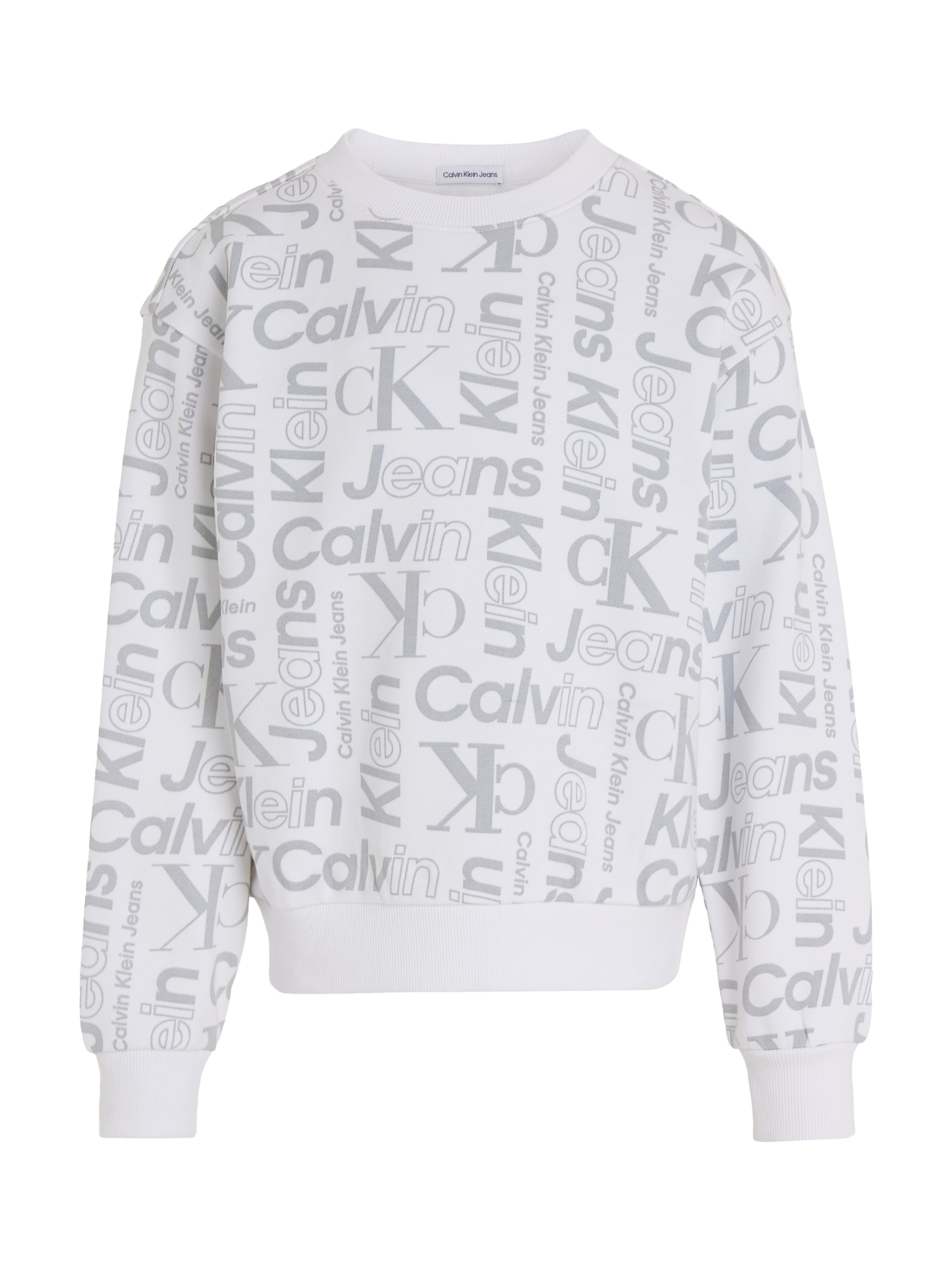 Calvin Klein Jeans Sweatshirt »INST. CK AOP CREWNECK«, Kinder bis 16 Jahre