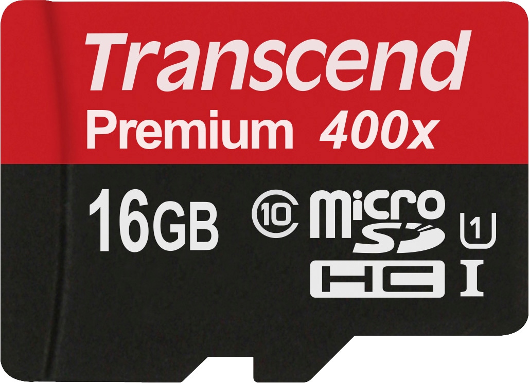 Image of Transcend Speicherkarte »microSDXC/SDHC Class 10 UHS-I«, (Class 10) bei Ackermann Versand Schweiz