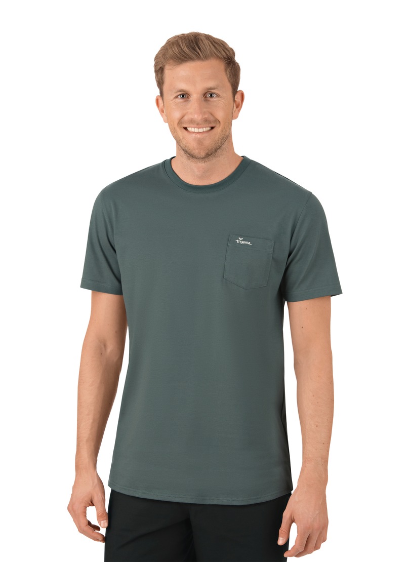 Image of Trigema T-Shirt, aus Biobaumwolle mit Brusttasche bei Ackermann Versand Schweiz