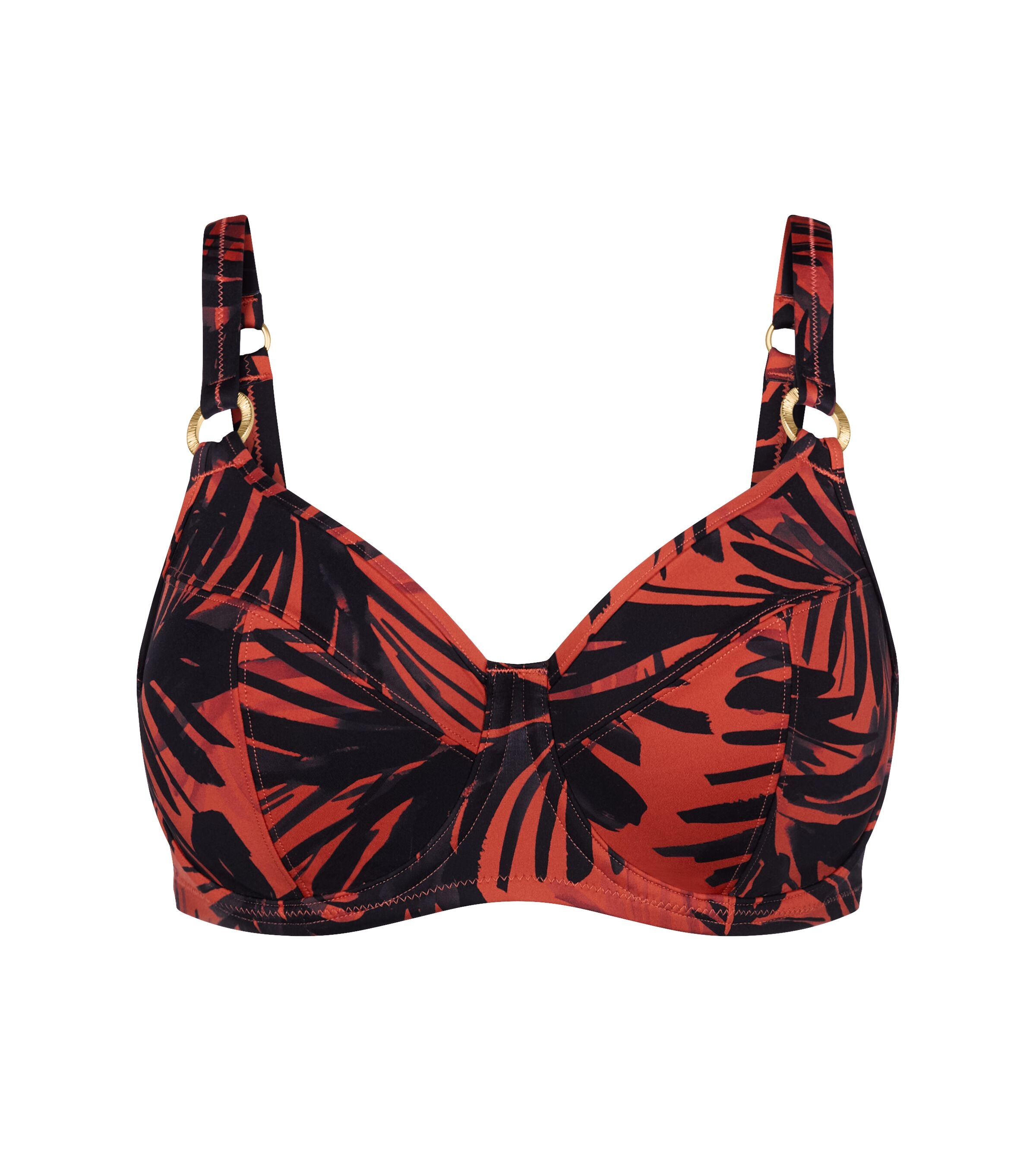 Triumph Bügel-Bikini-Top »Summer Palm W 01« Minimizer - verkleinert die Brust optisch um eine Cup-Grösse