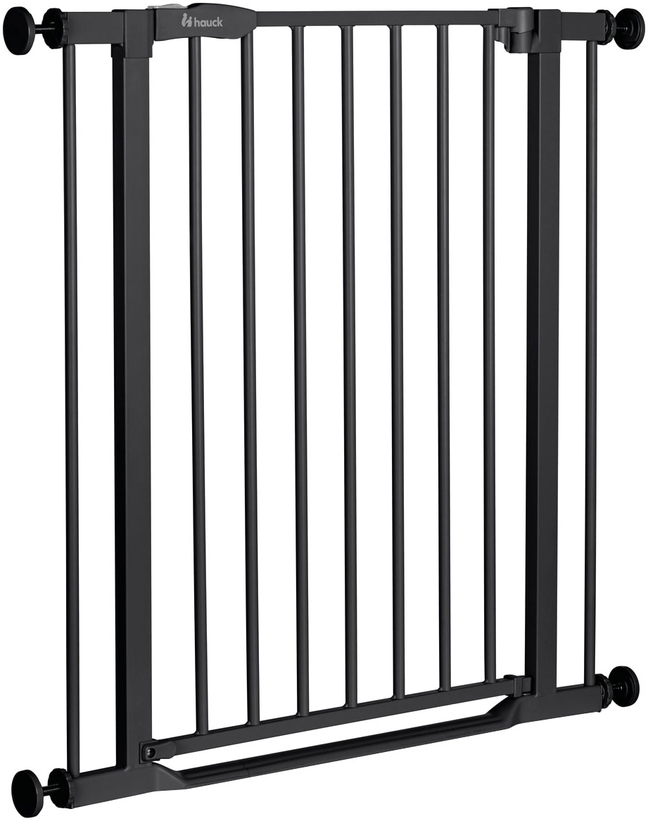 Hauck Türschutzgitter »Clear Step 2, Black« auch als Treppenschutzgitter verwendbar; 75-80 cm, flacher Durchgang