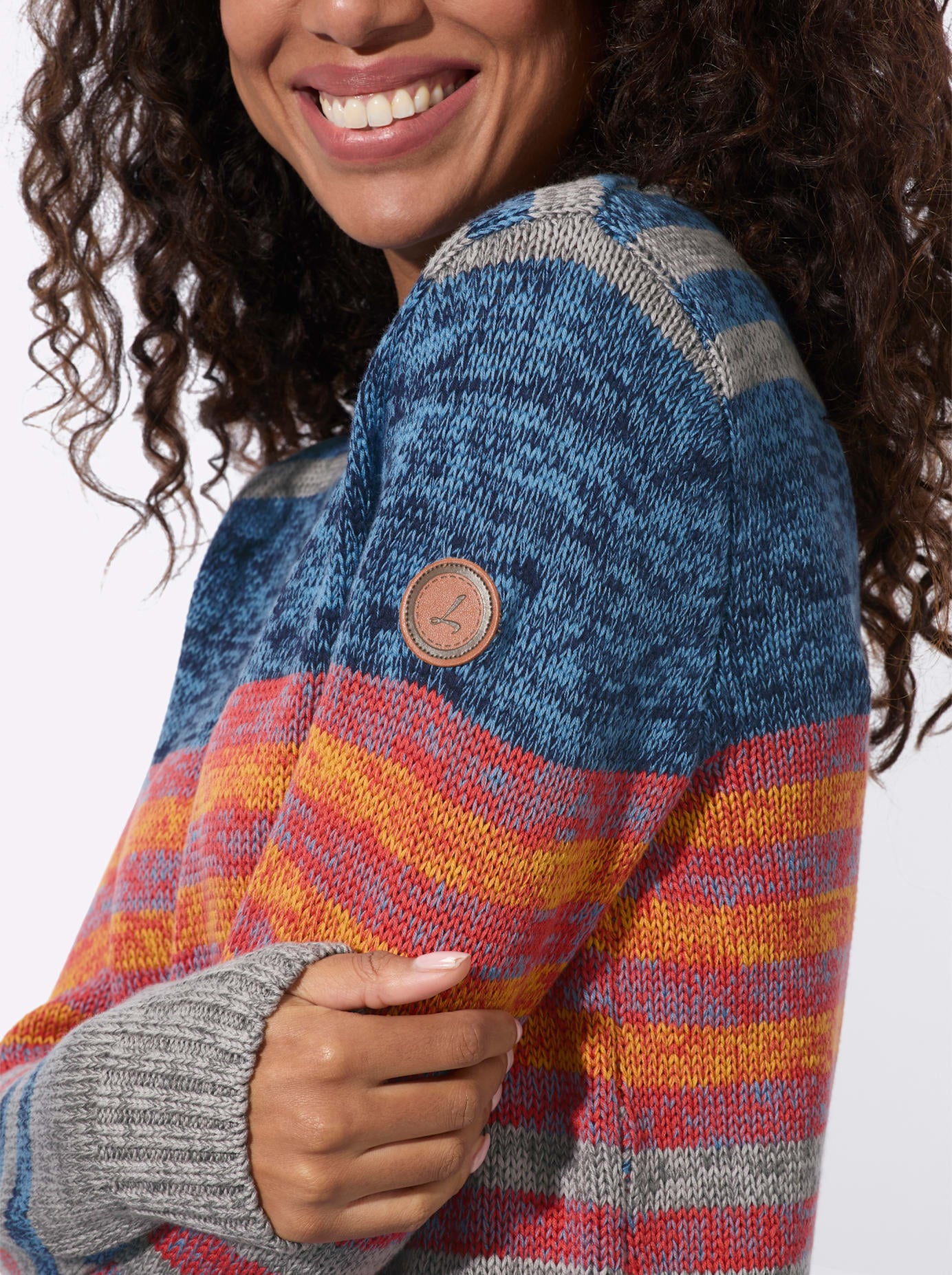 Casual Looks Stehkragenpullover »Langarm-Pullover«