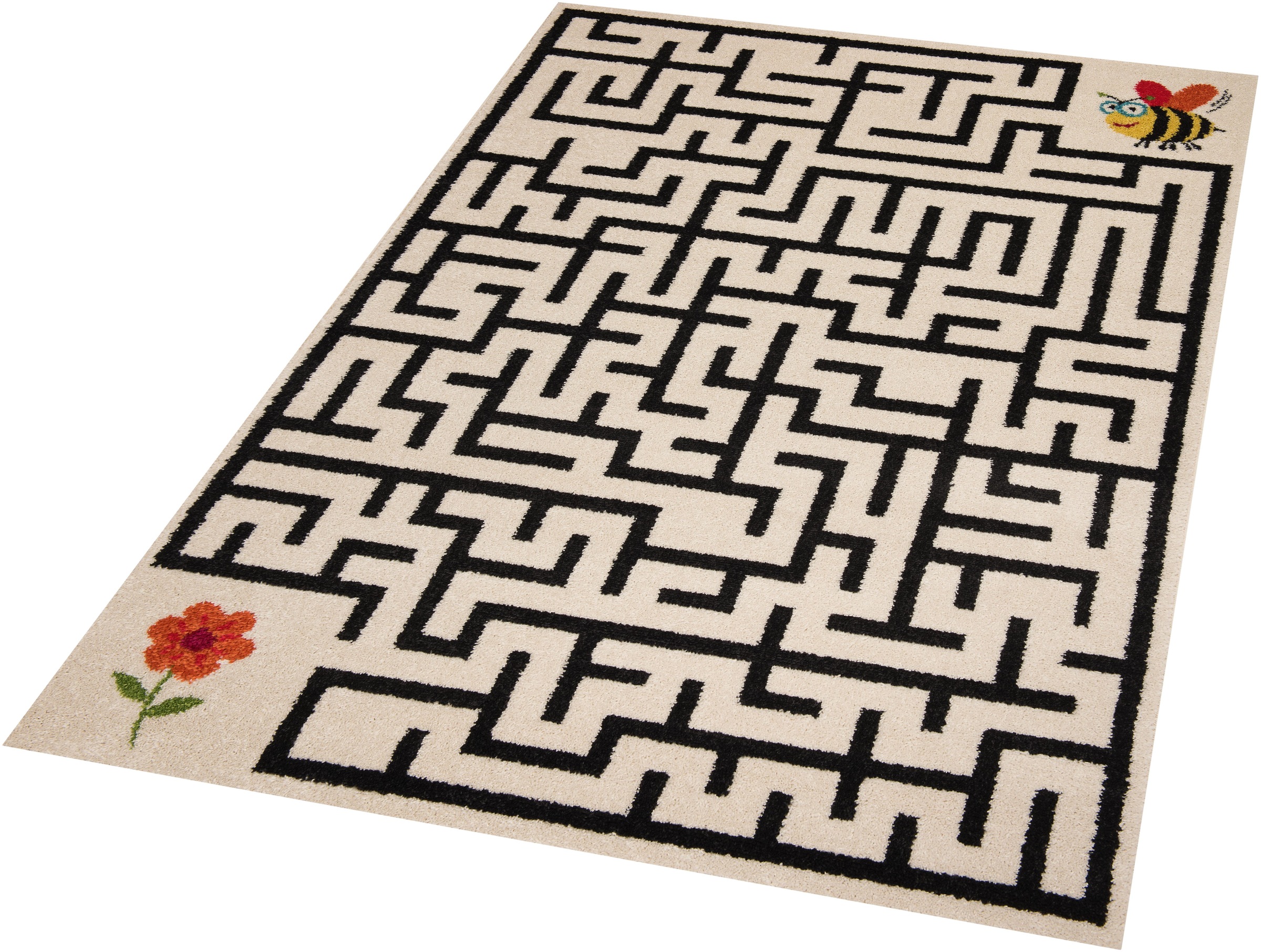 Image of Zala Living Kinderteppich »Labyrinth«, rechteckig, 9 mm Höhe, Spielunterlage, besonders weich durch Microfaser bei Ackermann Versand Schweiz