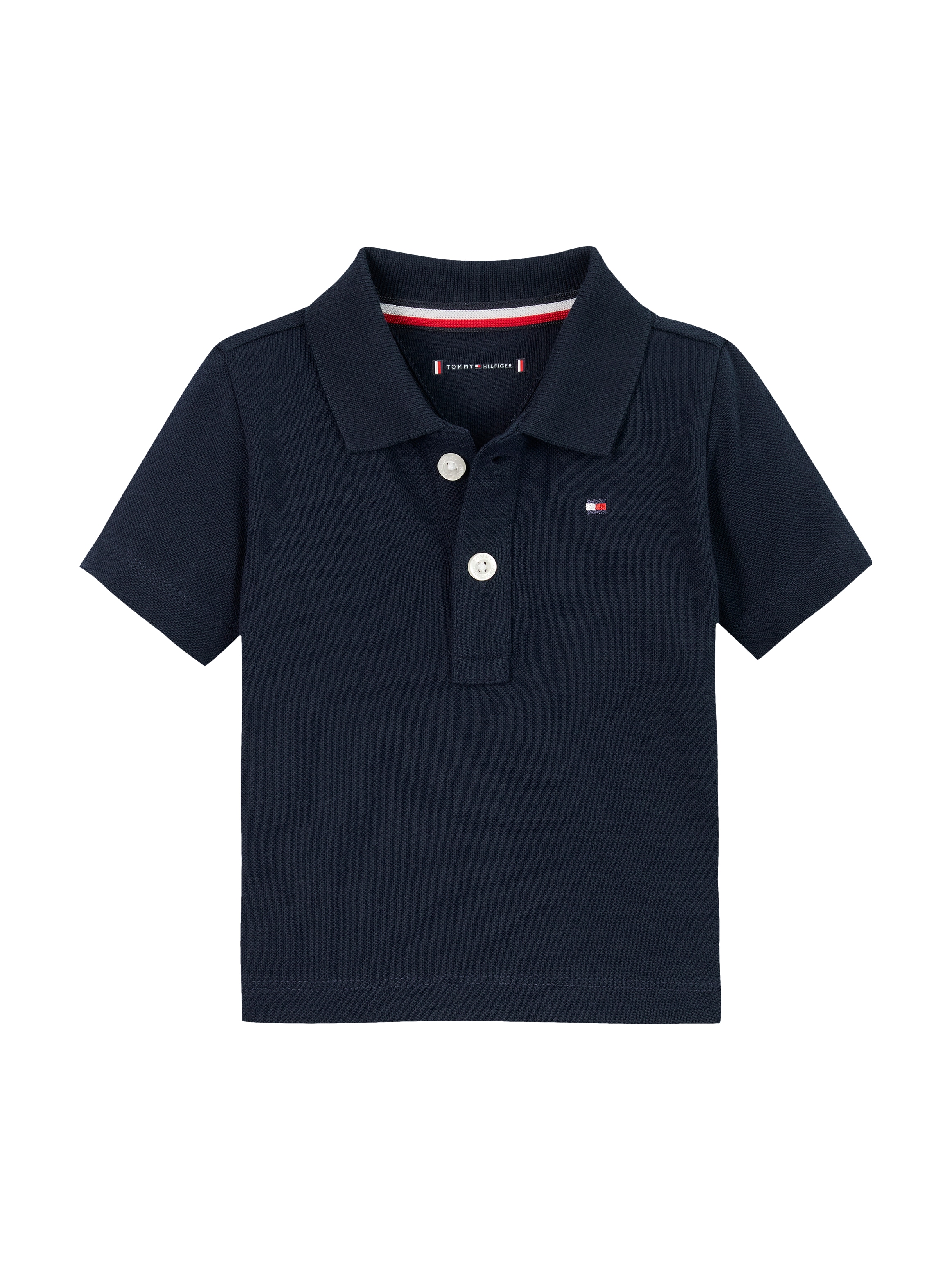 TOMMY HILFIGER Poloshirt »ESSENTIAL FLAG POLO SS«, mit Logostickerei