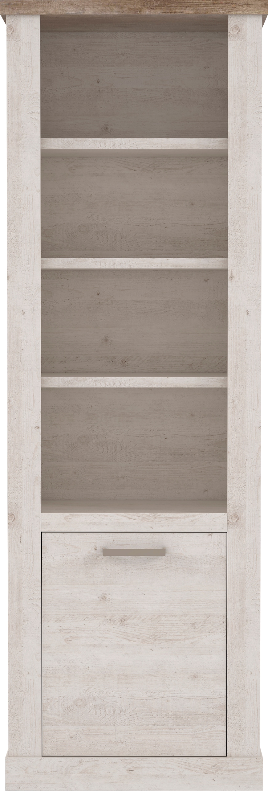 FORTE Bücherregal »Duro« Höhe  212 cm, Aktenregal mit Tür, im Landhausstil