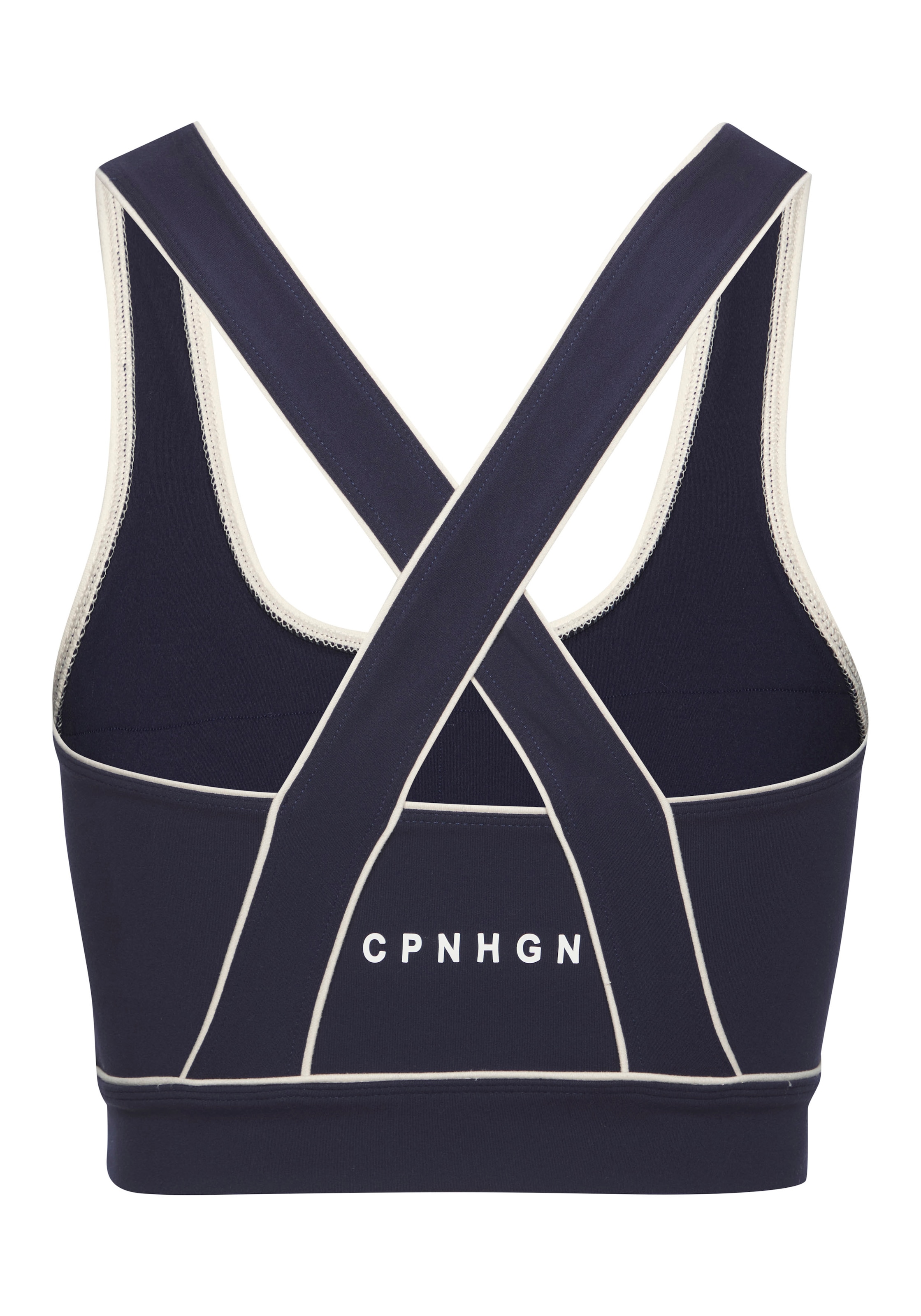 Copenhagen Studios Crop-Top mit überkreuzten Trägern im Rücken