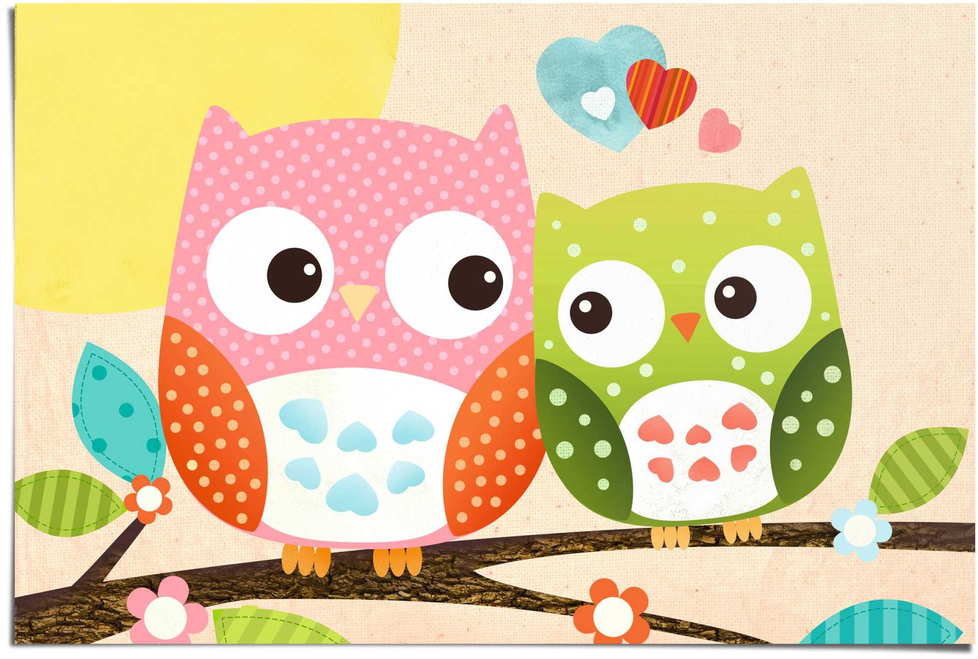 Image of Reinders! Poster »Süsse Eulen Hallo«, (1 St.) bei Ackermann Versand Schweiz