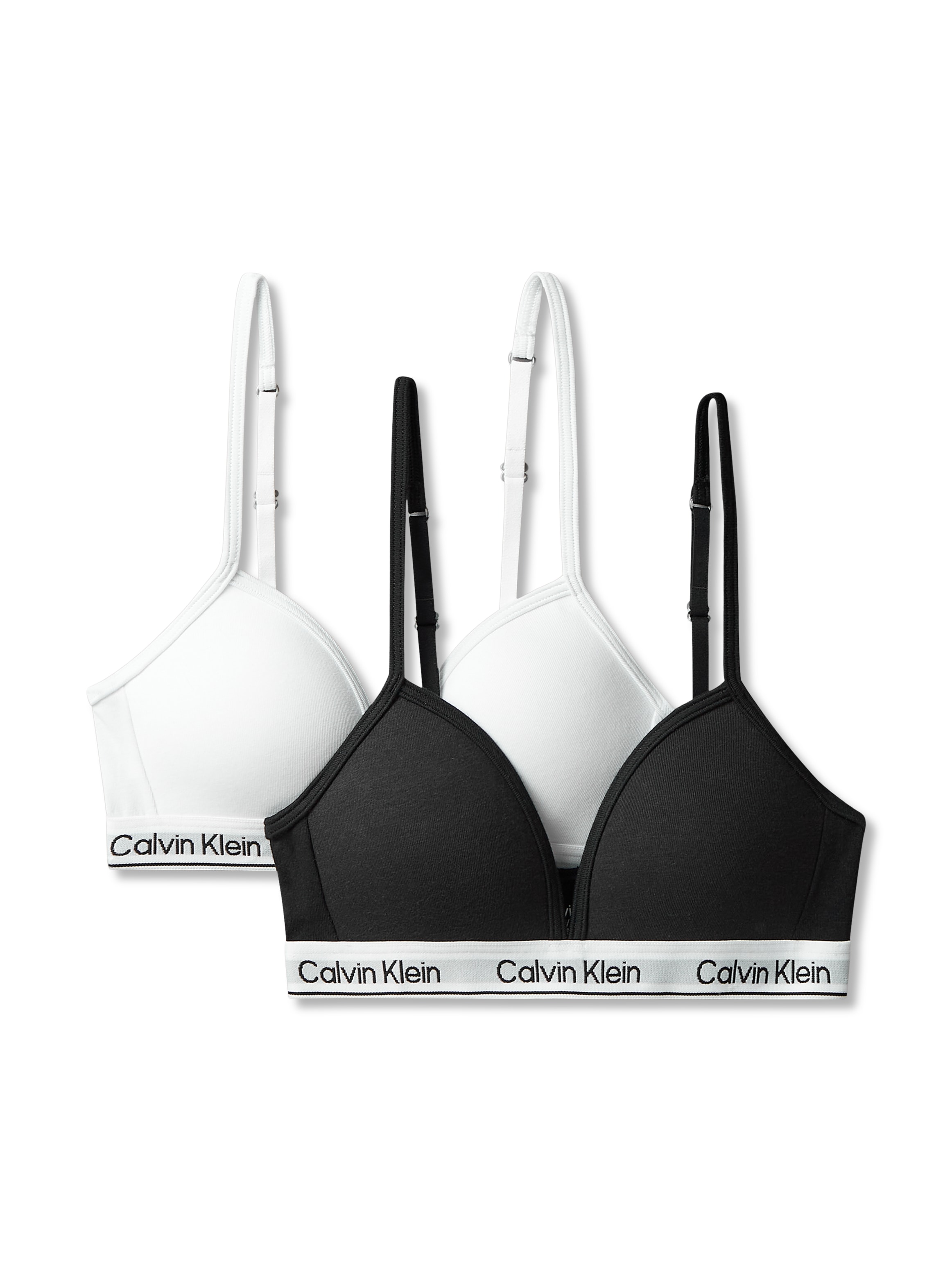 Calvin Klein Underwear Soutien-gorge triangle »2PK TRIANGLE« Paquet, pack de 2, 2 Avec bande à logo