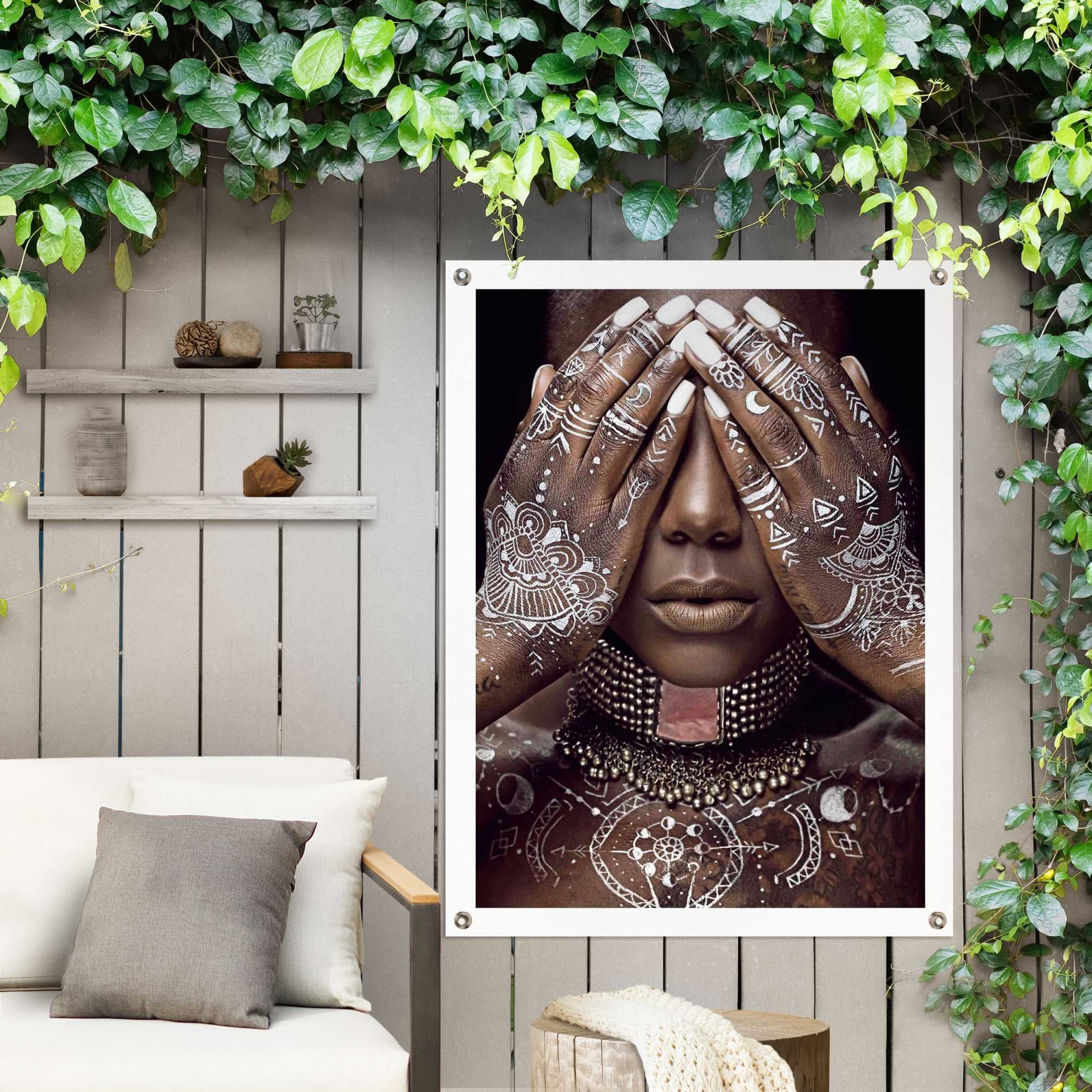 Reinders! Poster »Afrikanische Frau« Outdoor für Garten oder Balkon