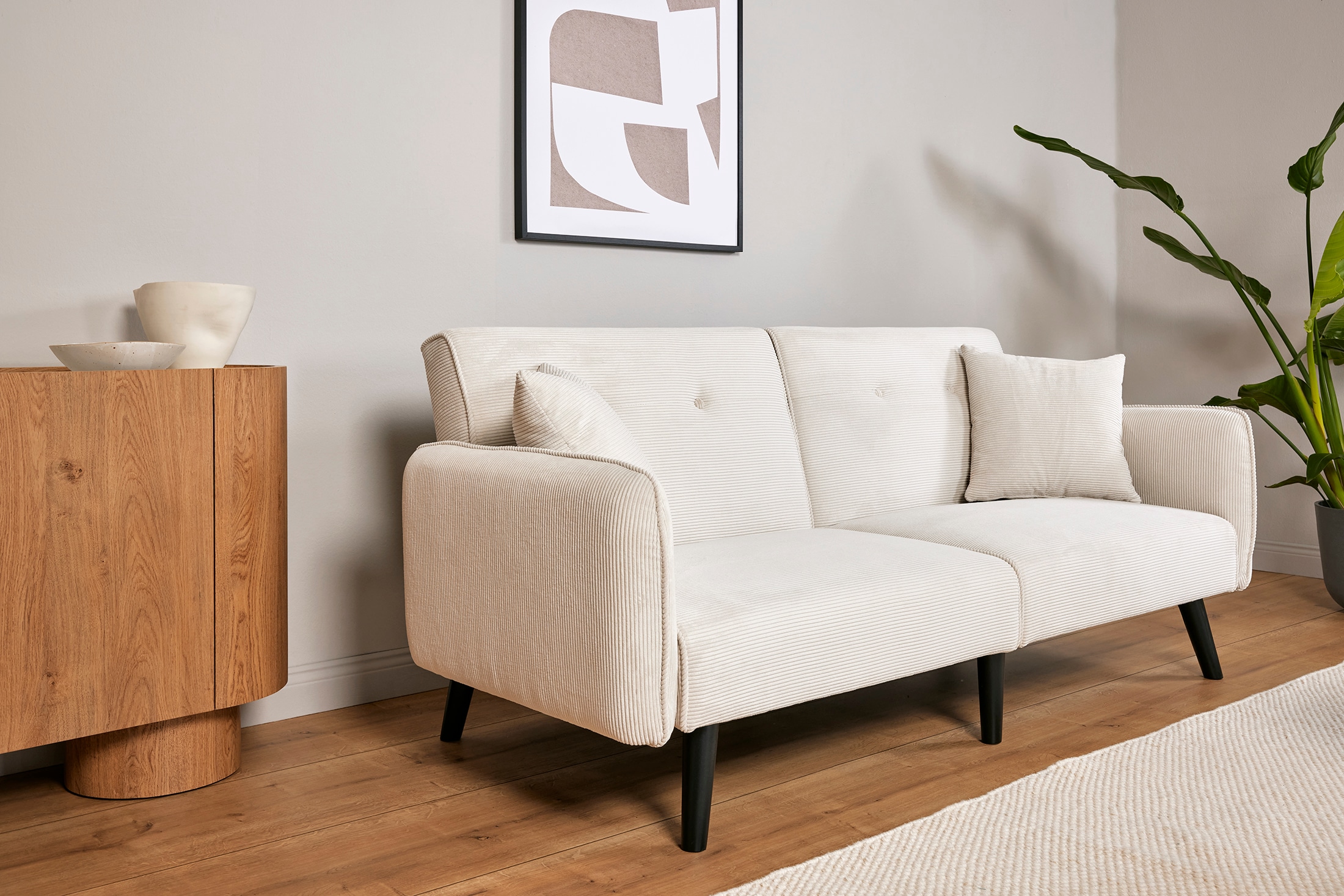 Jahnke Schlafsofa »CHILLAX DOT« mit Relax-und Schlaffunktion, inkl. Kissen, Breite 191 cm