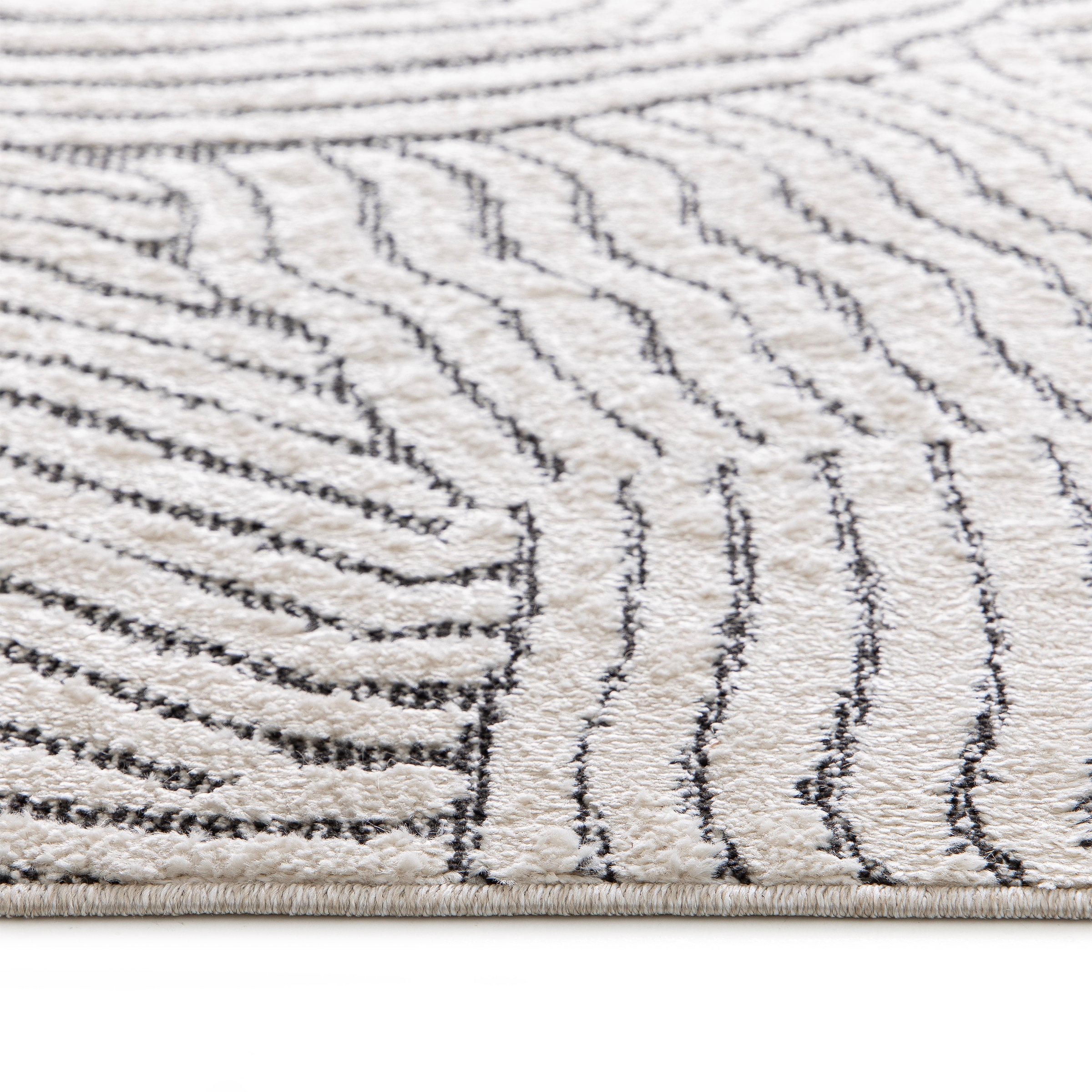 GOODproduct Tapis »Segovia, Supersoft, 3D- Design, weiche Haptik, modernes Design« Rectangulaire 9 mm Höhe Hoch-Tief-Struktur, Wohnzimmer, Esszimmer, Schlafzimmer