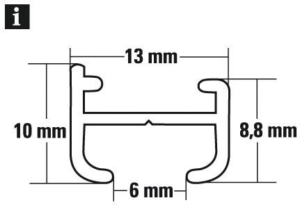 GARDINIA Gardinenschiene »Aluminiumschiene«, 1 läufig-läufig, kürzbar,  1-läufig bequem kaufen