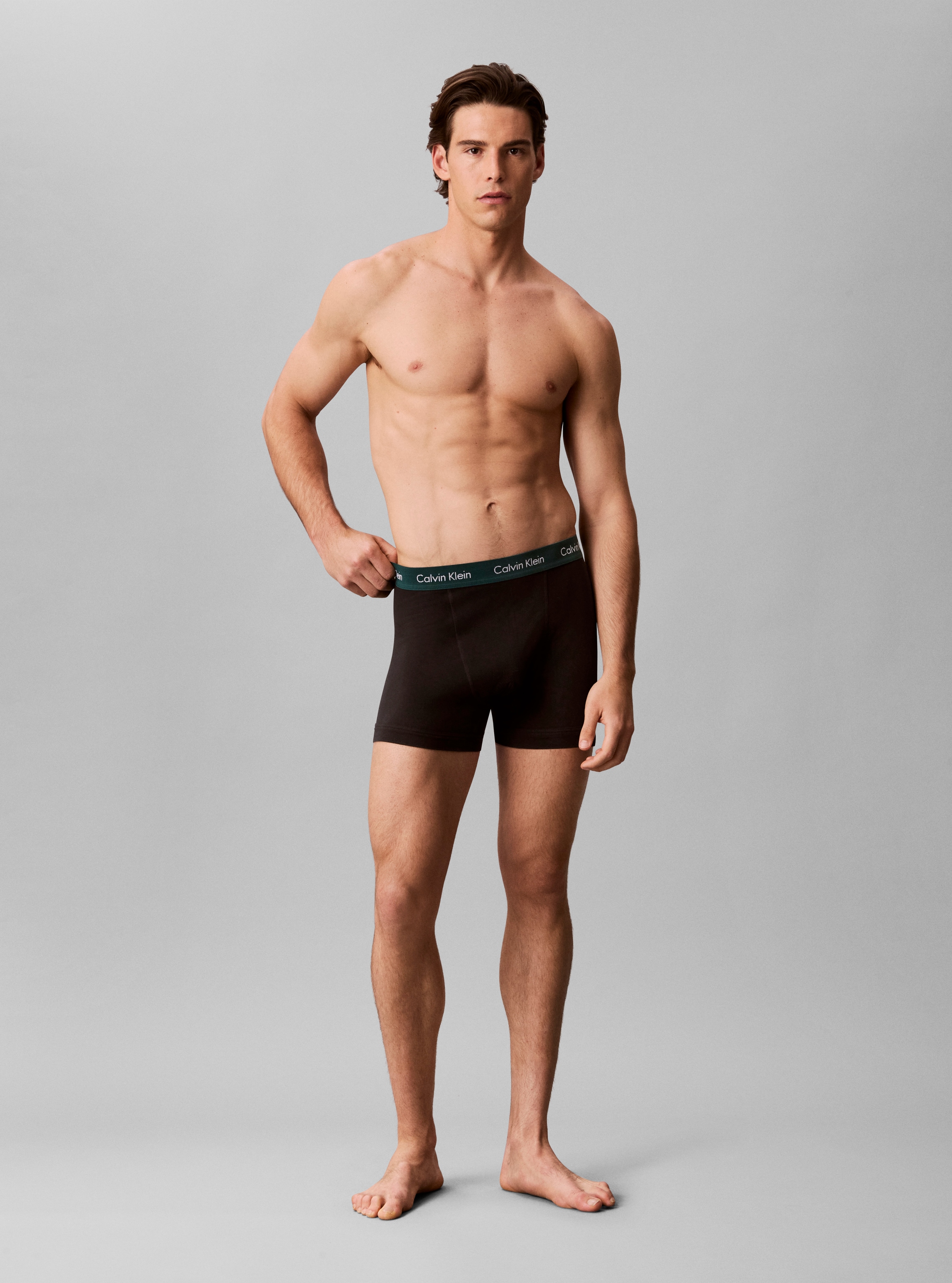 Calvin Klein Underwear Tronc »TRUNK 5PK« Paquet, pack de 5, 5 cuis avec ceinture élastique logo