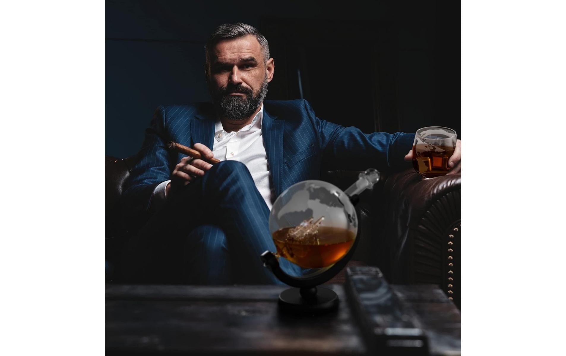   Dekanter »Oak & Steel Globus 1,5 l«