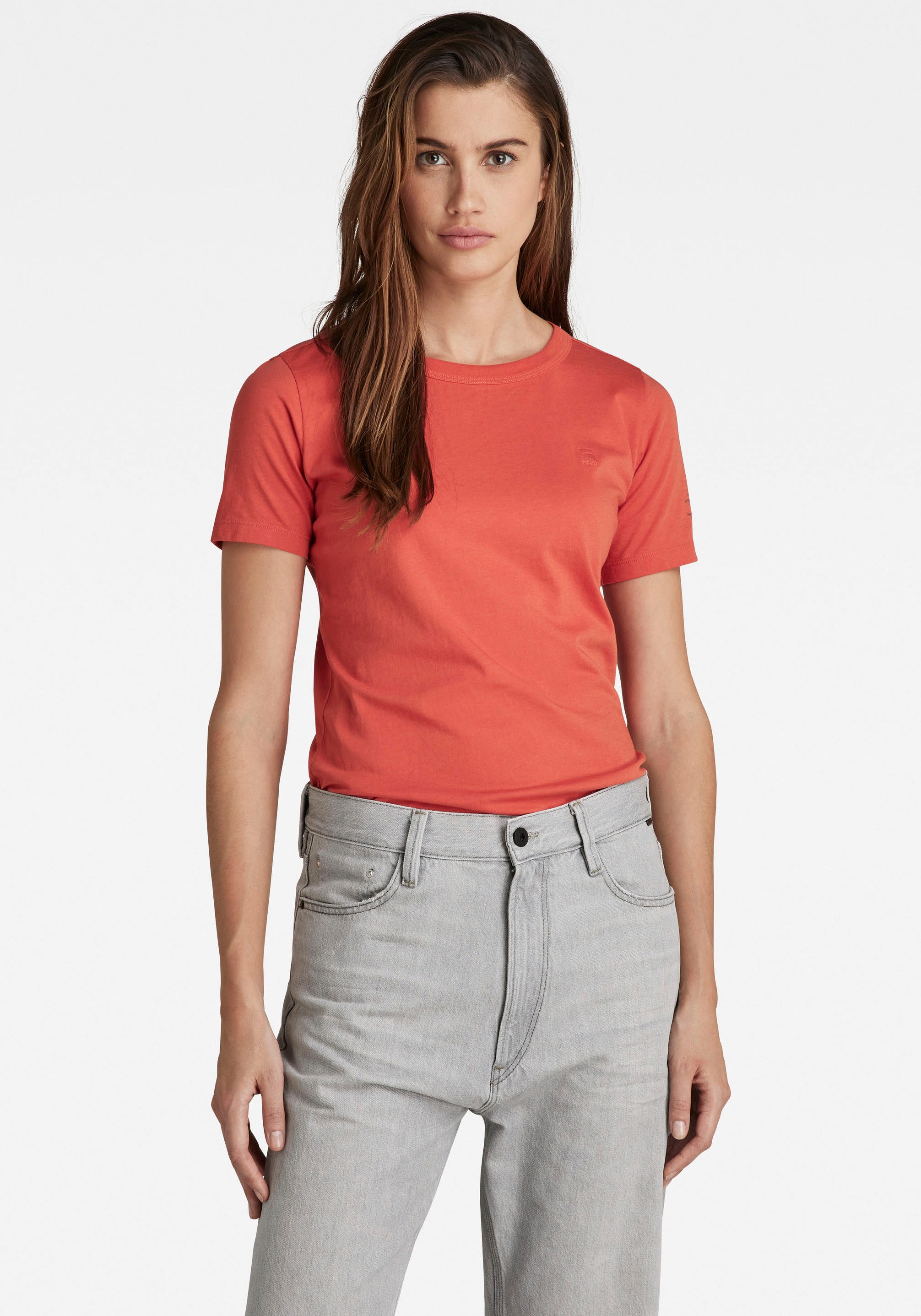 G-Star RAW T-Shirt »T-Shirt Mysid r t optic slim«, mit Druck auf dem Ärmel kaufen
