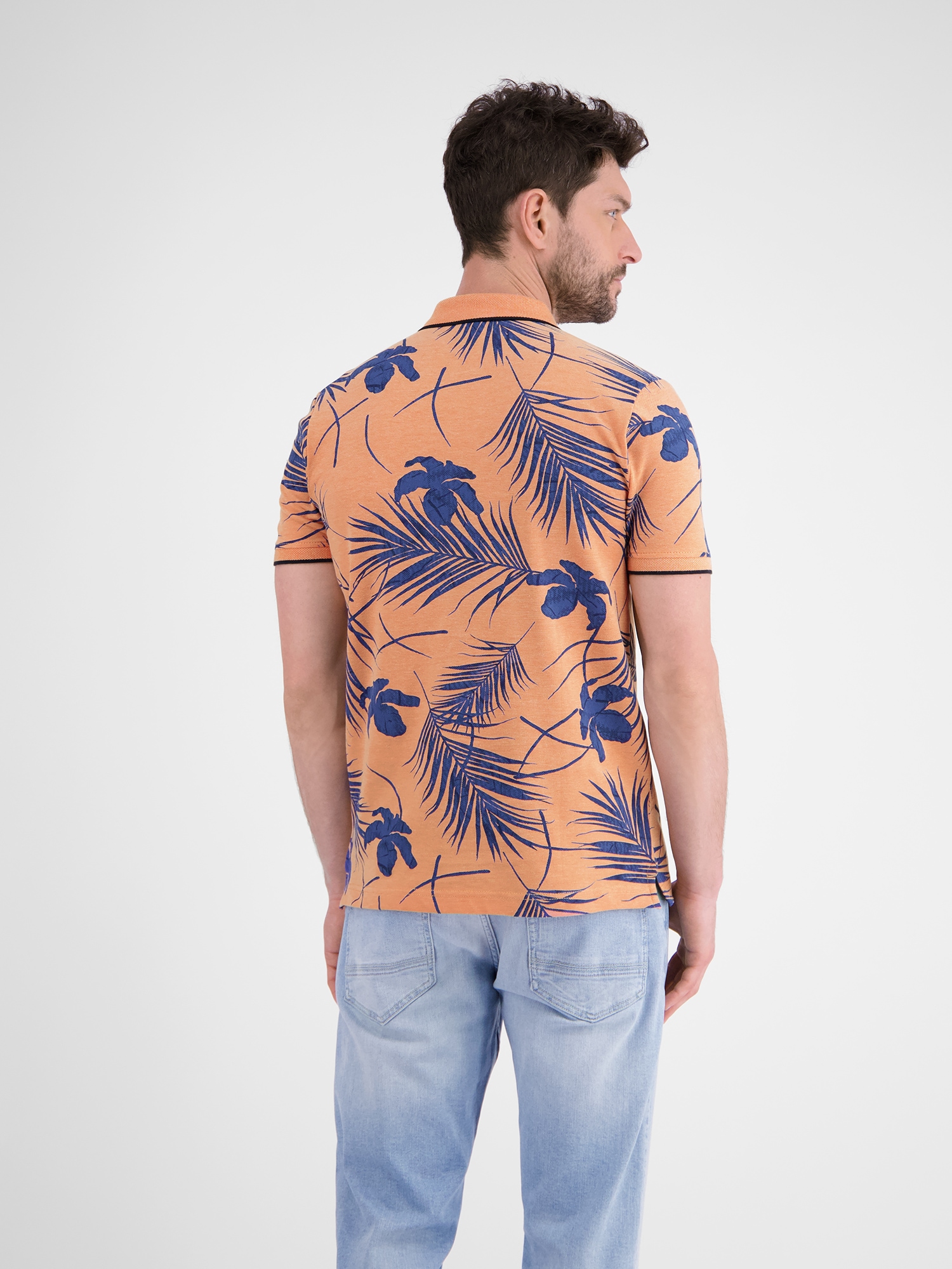 LERROS Polo »LERROS Modisches Poloshirt, sommerlich gemustert«