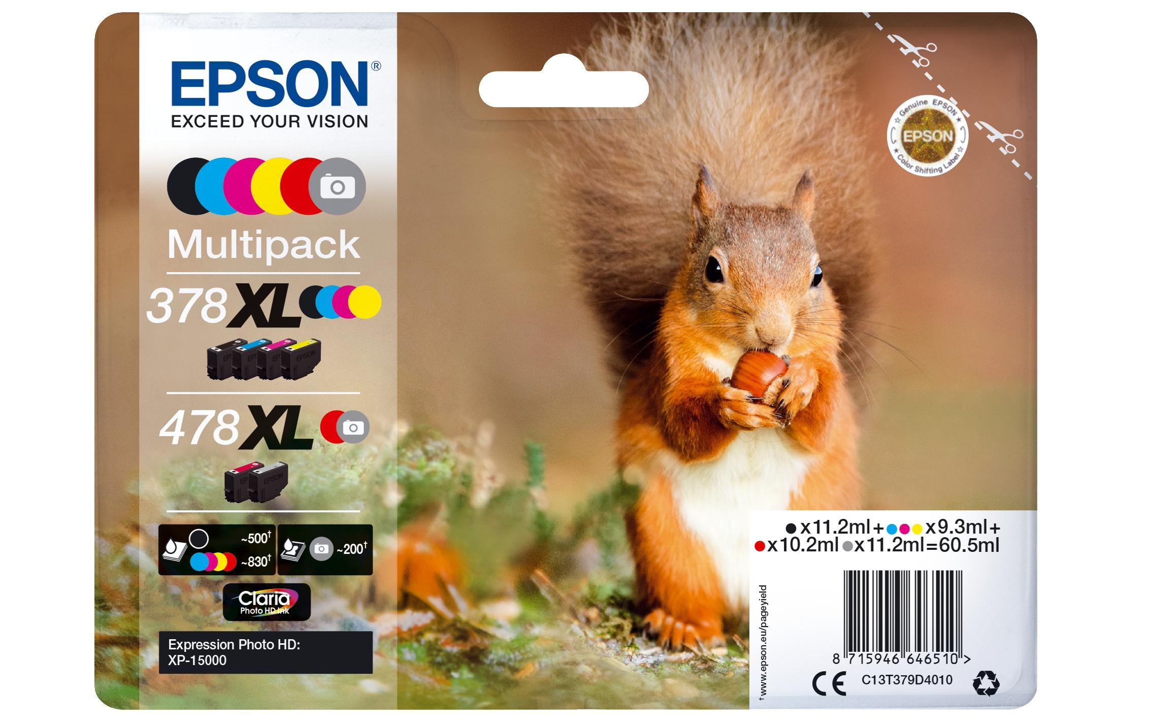 Image of Epson Tintenpatrone "Epson 378XL / 478 XL"